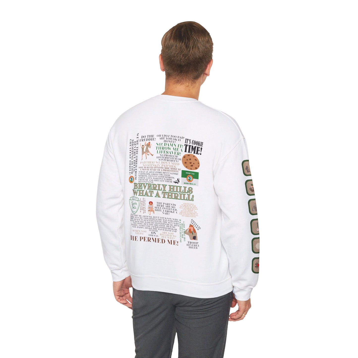 Troop Beverly Hills Quote Pullover - Oodles of Patches