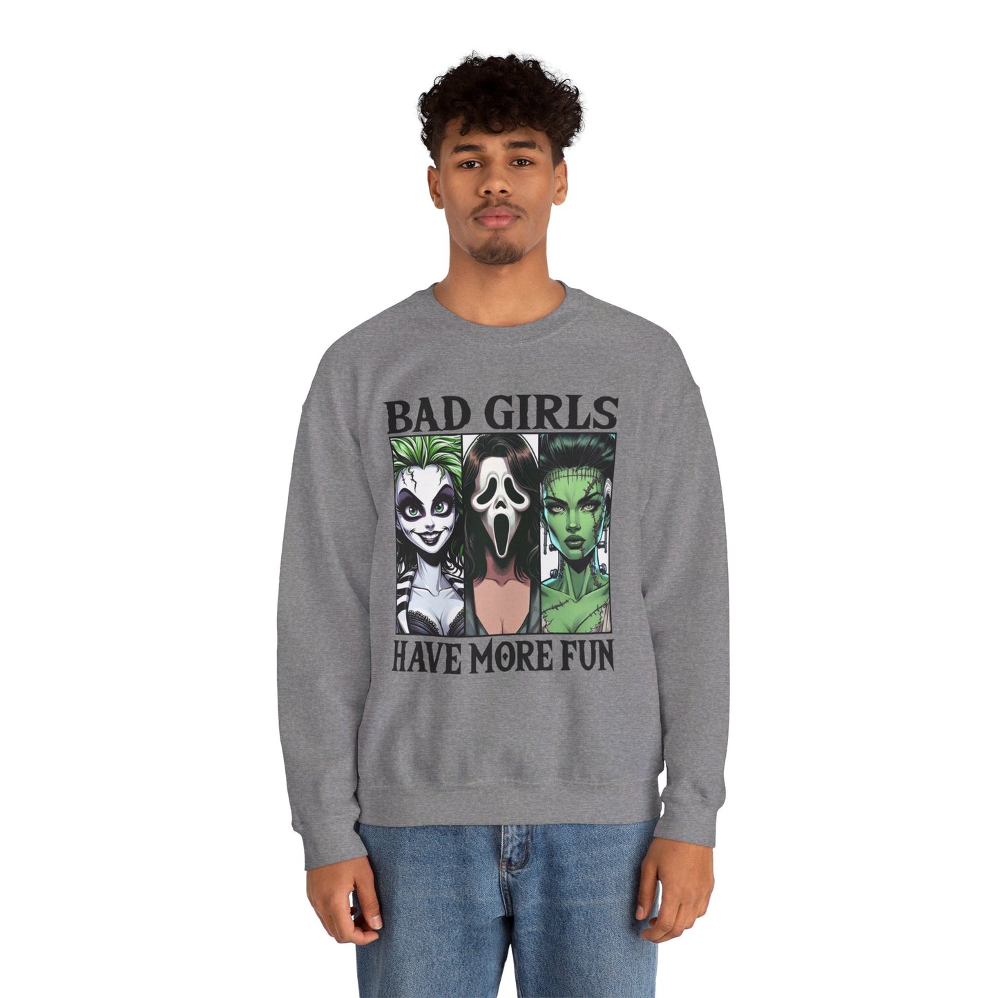 Bad Girls Have More Fun - Ghoulish Trio Pullover