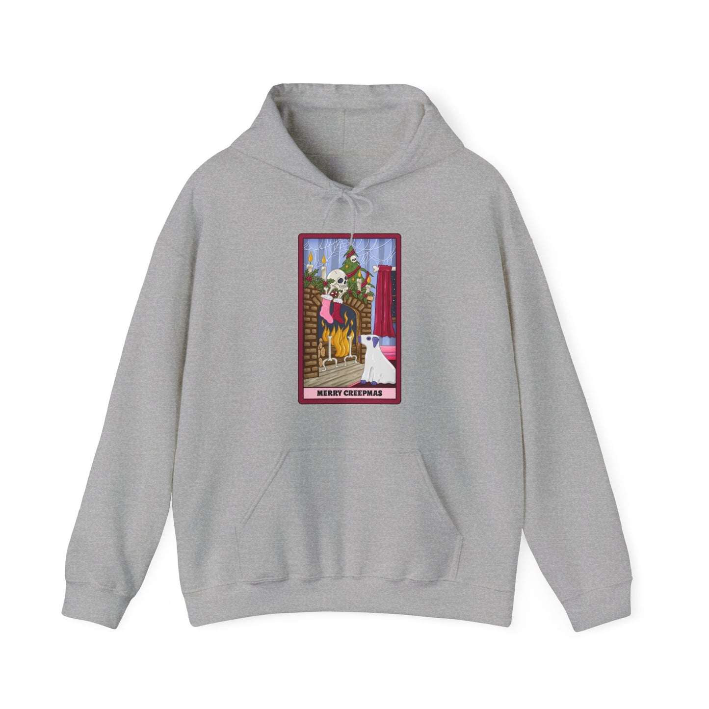 Merry Creepmas: Skeleton Holiday Tarot Hoodie