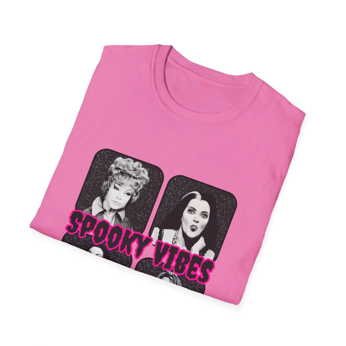 Spooky Vibes Tee - Pink Font