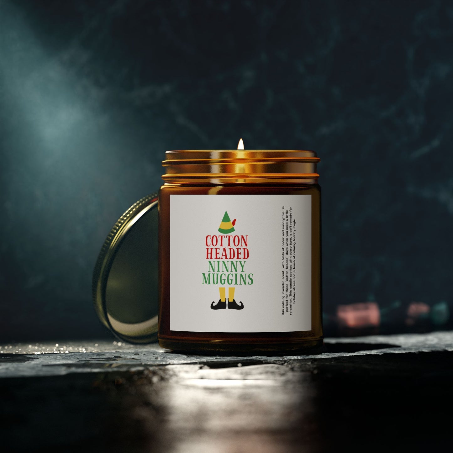 Cotton-Headed Ninny Muggins Scented Candle, Coconut Apricot Wax