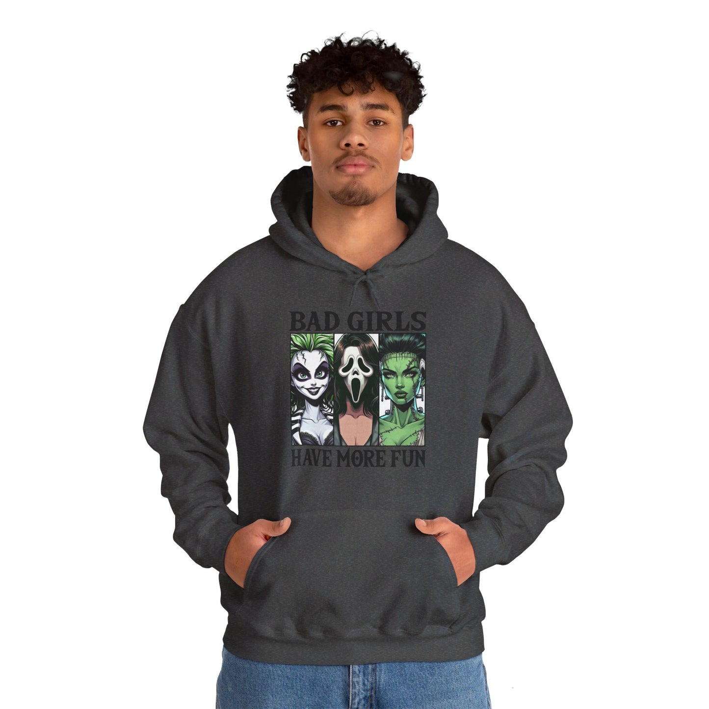 Bad Girls Have More Fun - Ghoulish Trio Hoodie