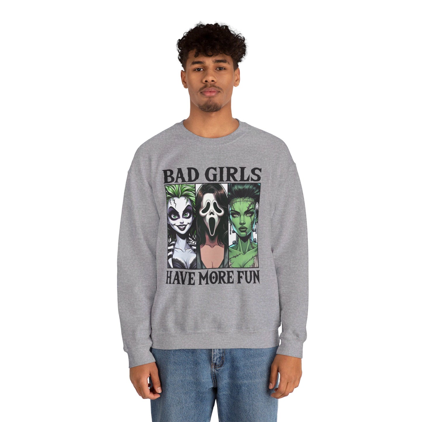 Bad Girls Have More Fun - Ghoulish Trio Pullover