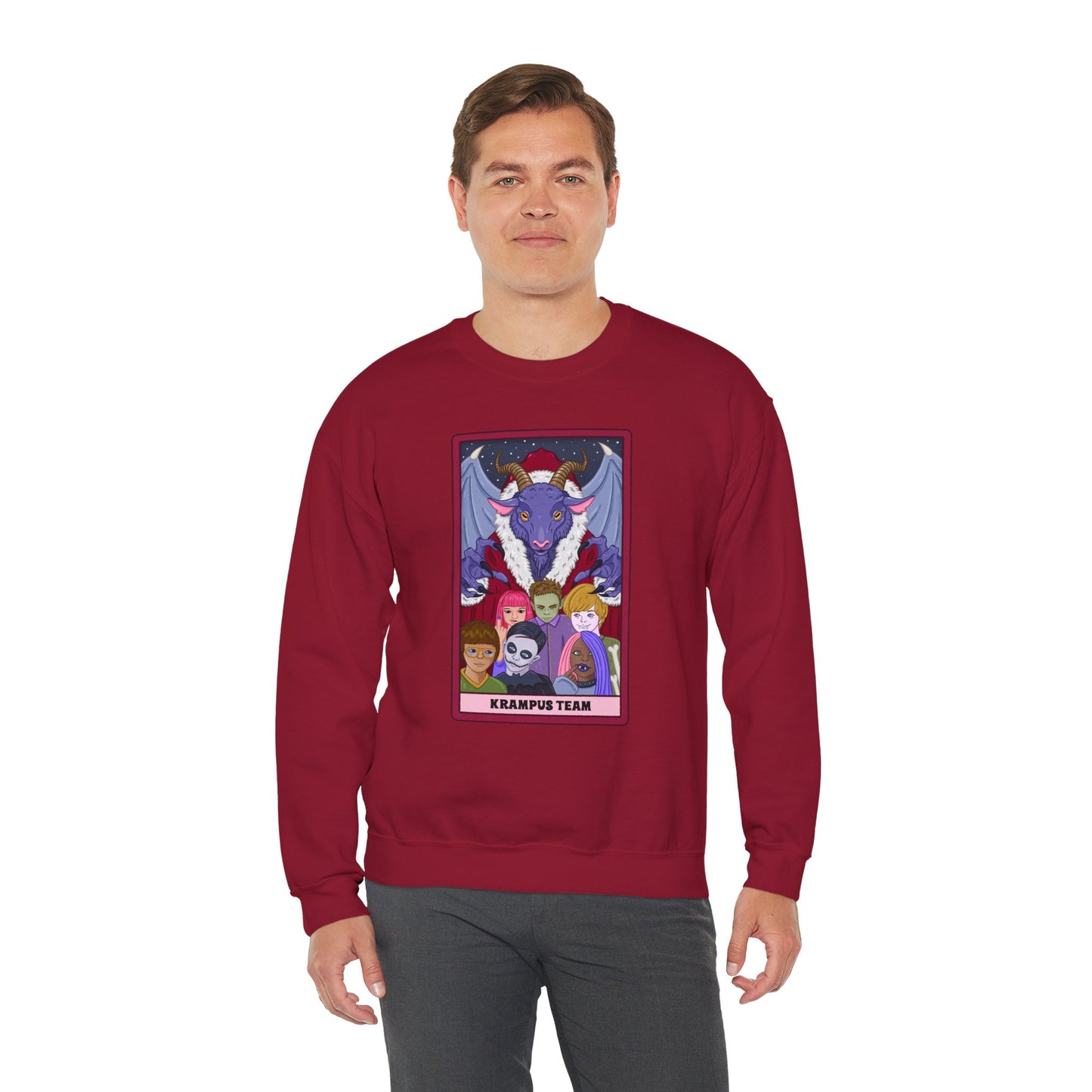 Krampus Team: Spooky Holiday Pullover