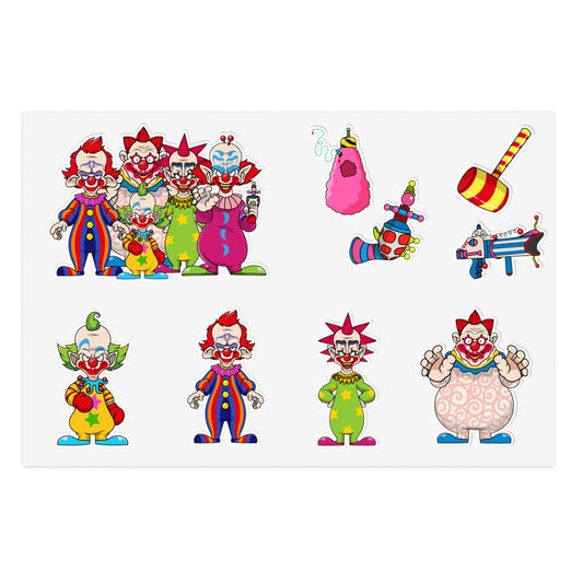 Killer Klowns Sticker Sheet