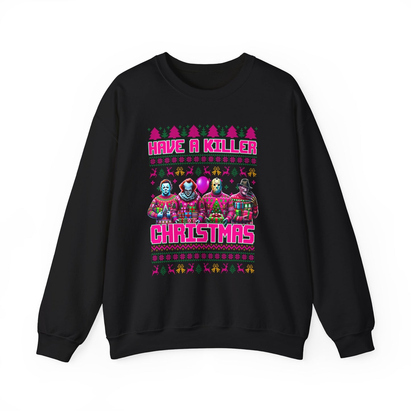 Psycho Pink Christmas Pullover