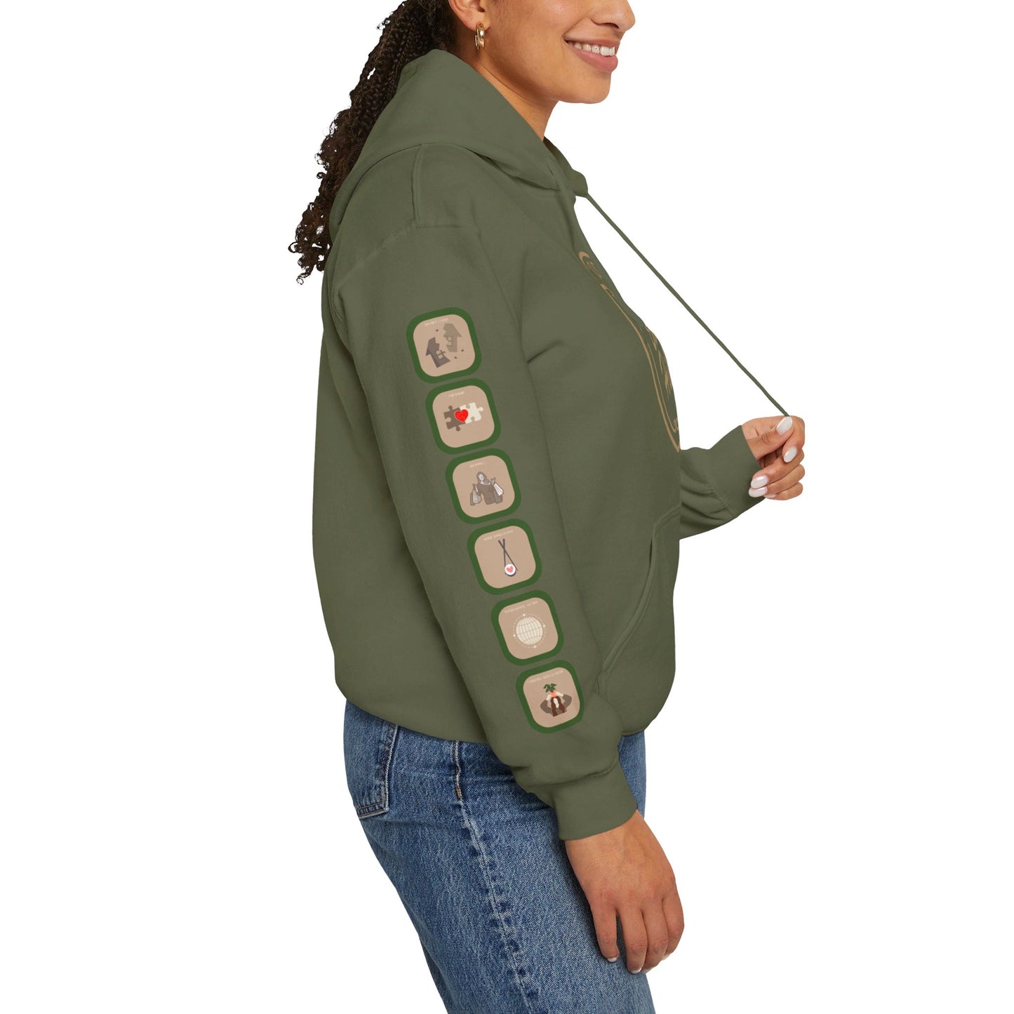 Troop Beverly Hills Logo Only Hoodie - Oodles of Patches