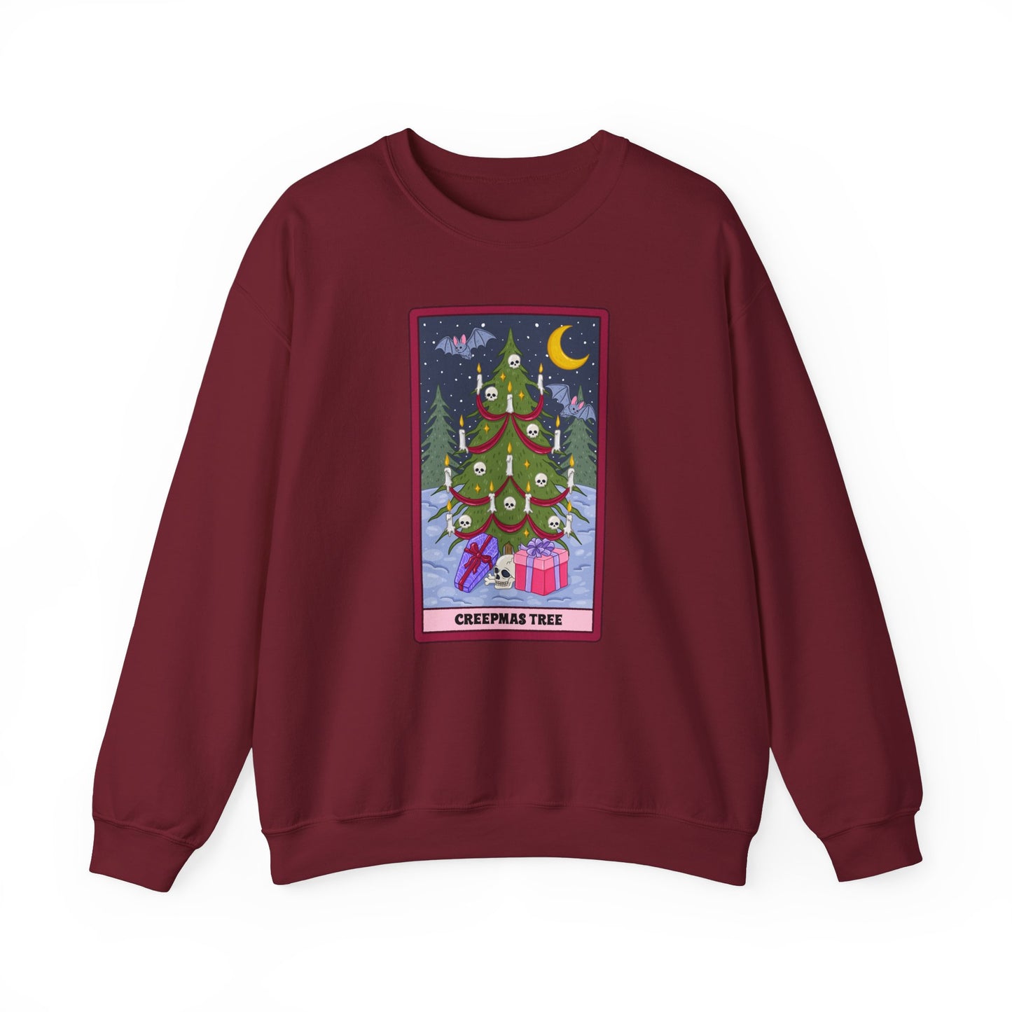 Creepmas Tree: Spooky Holiday Tarot  Pullover