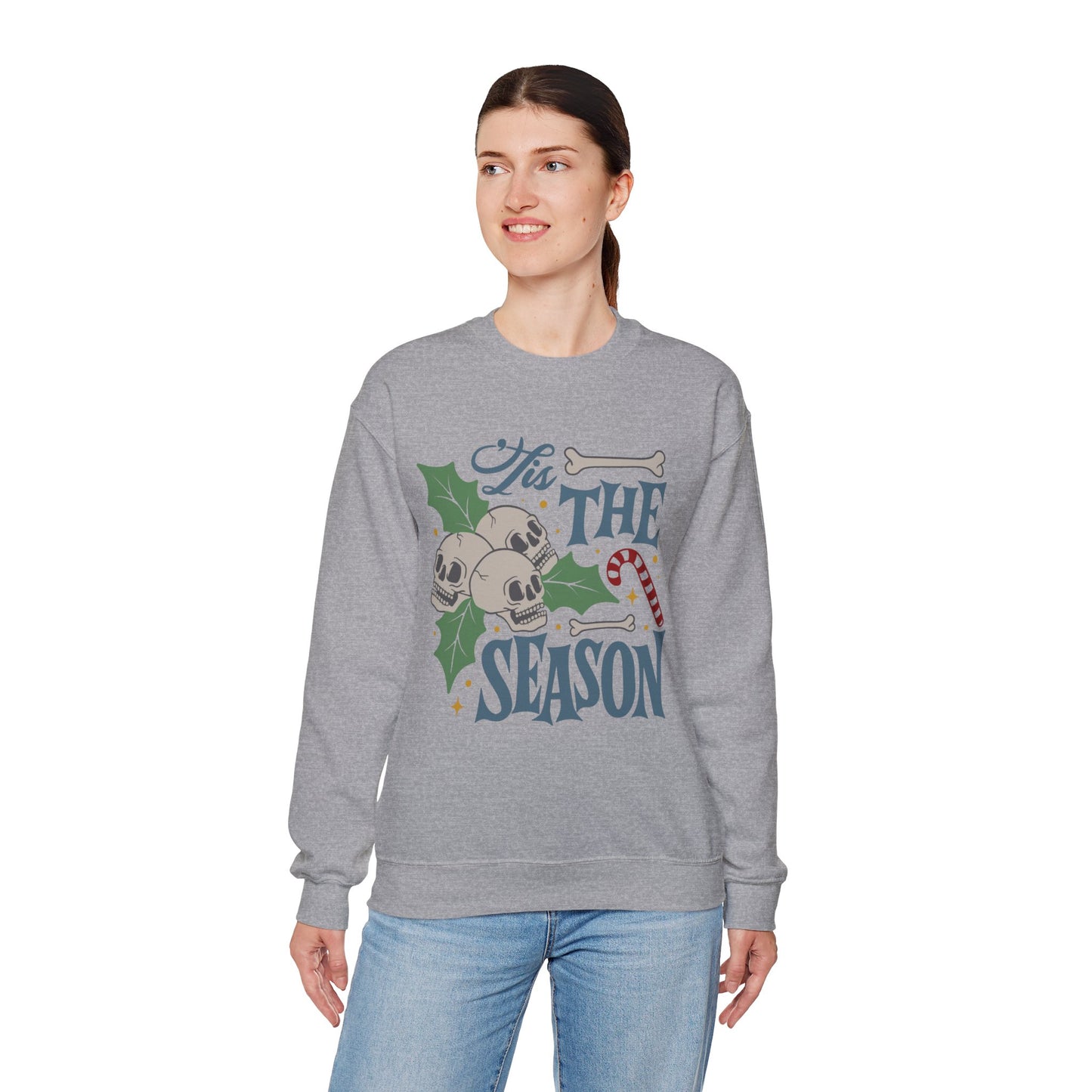 Tis the Season Skulls Sweatshirt