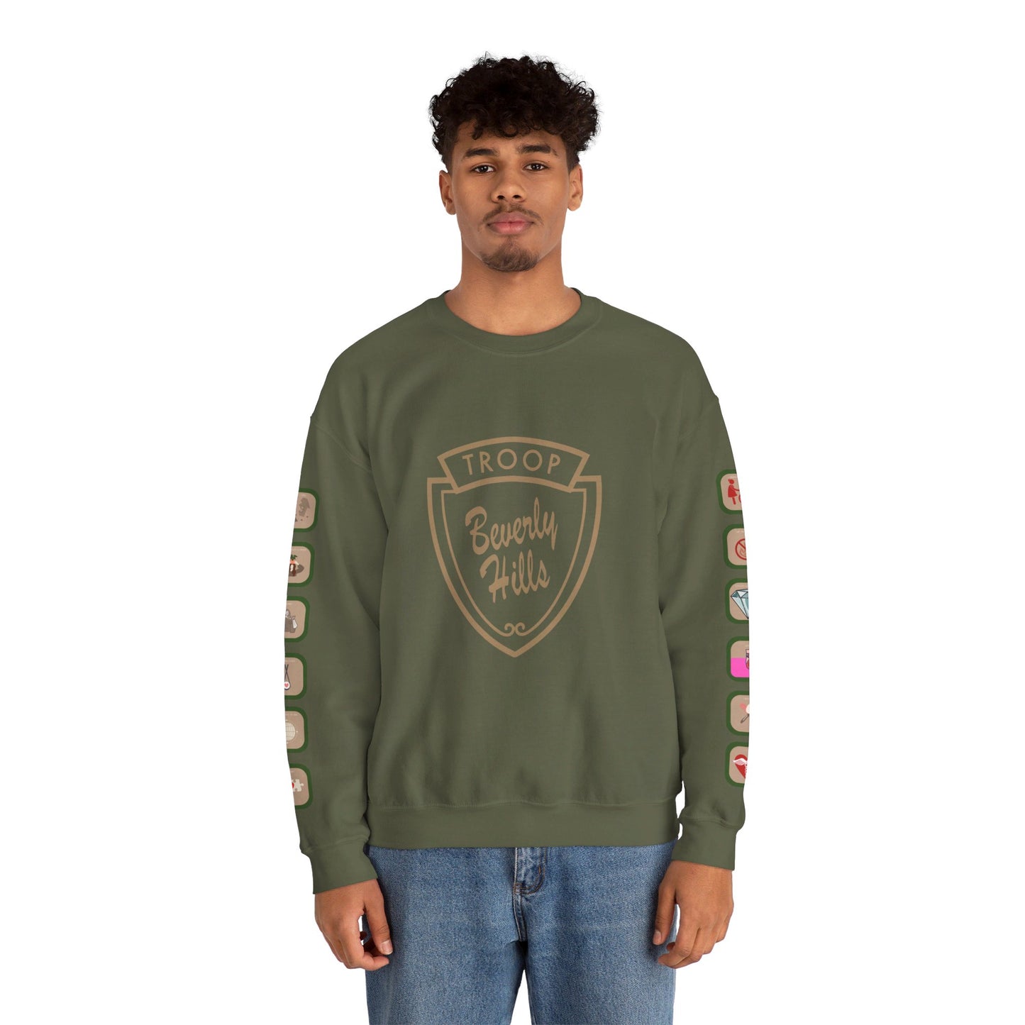 Troop Beverly Hills Quote Pullover - Oodles of Patches