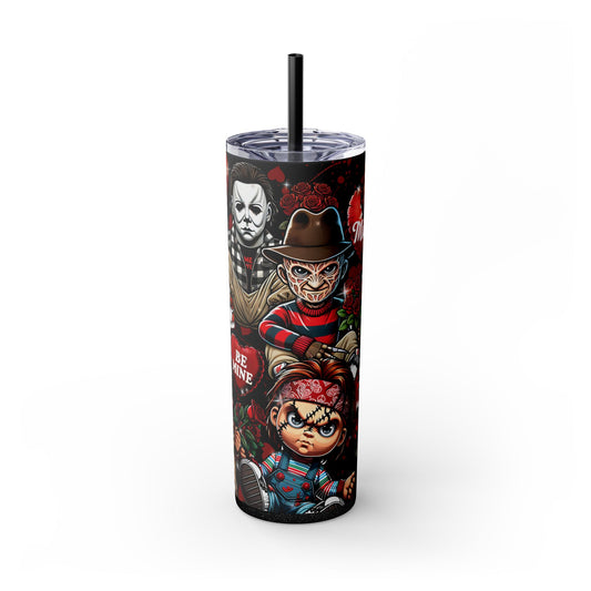 Be Mine Tumbler – Chibi Horror Icons Valentine