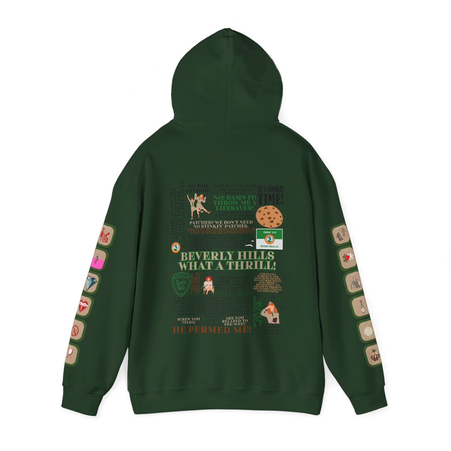 Troop Beverly Hills Quote Hoodie - Oodles of Patches