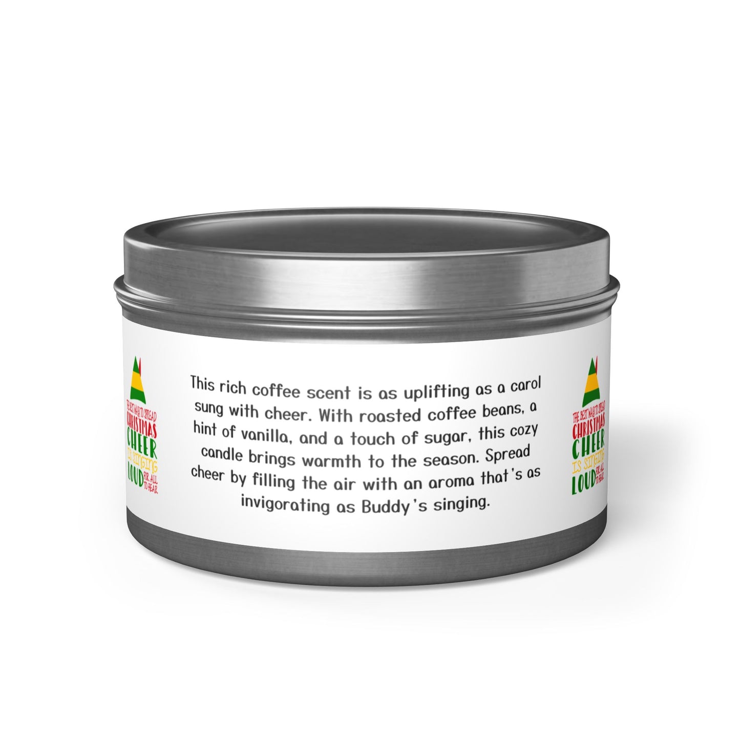 Christmas Cheer Tin Candles