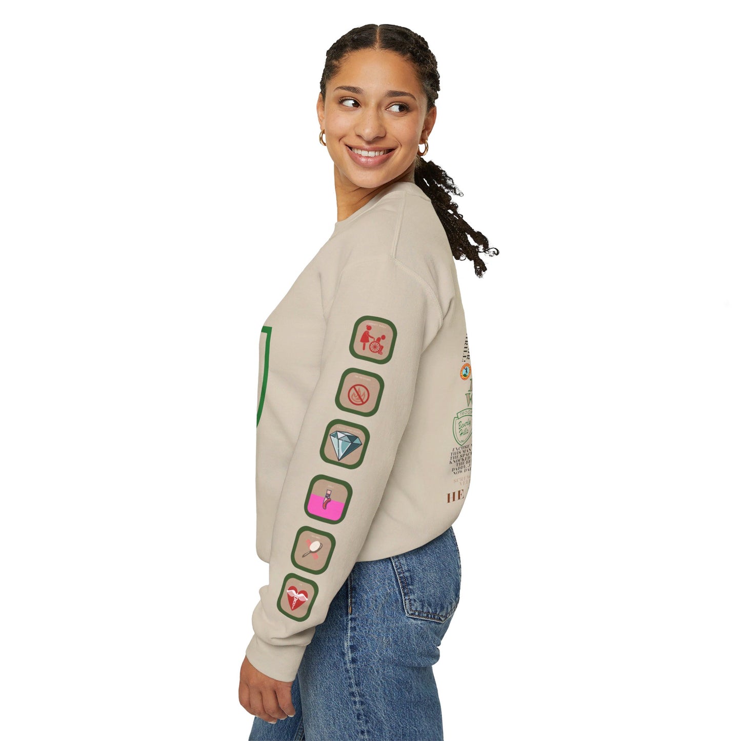 Troop Beverly Hills Quote Pullover - Oodles of Patches