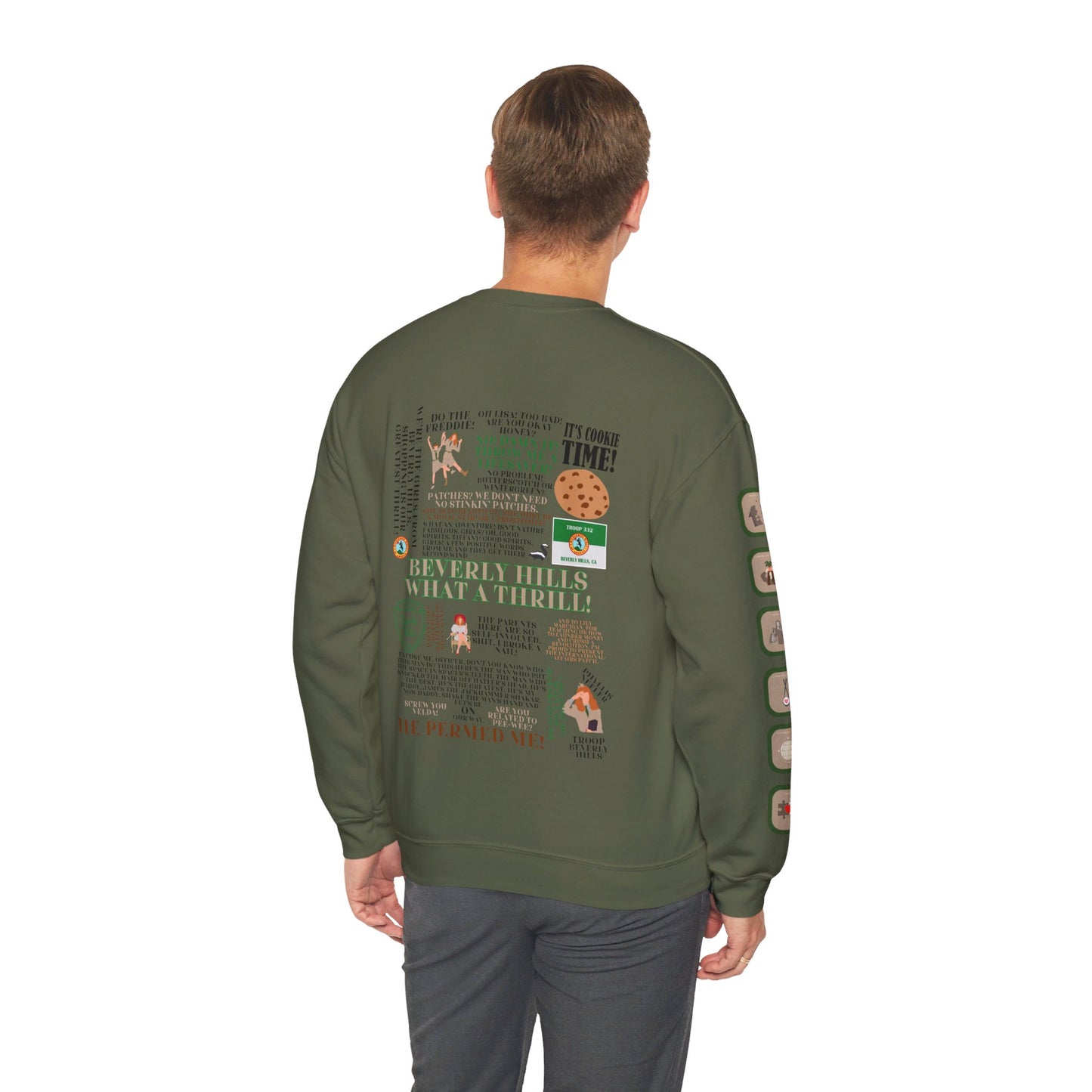 Troop Beverly Hills Quote Pullover - Oodles of Patches