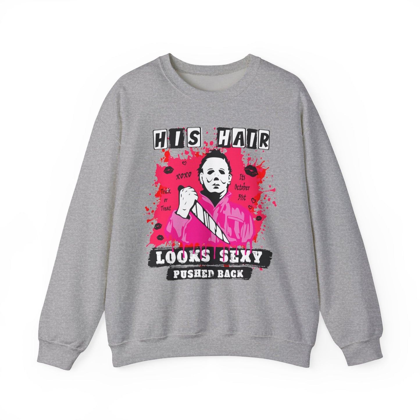 His Hair Looks Sexy Pushed Back Pullover