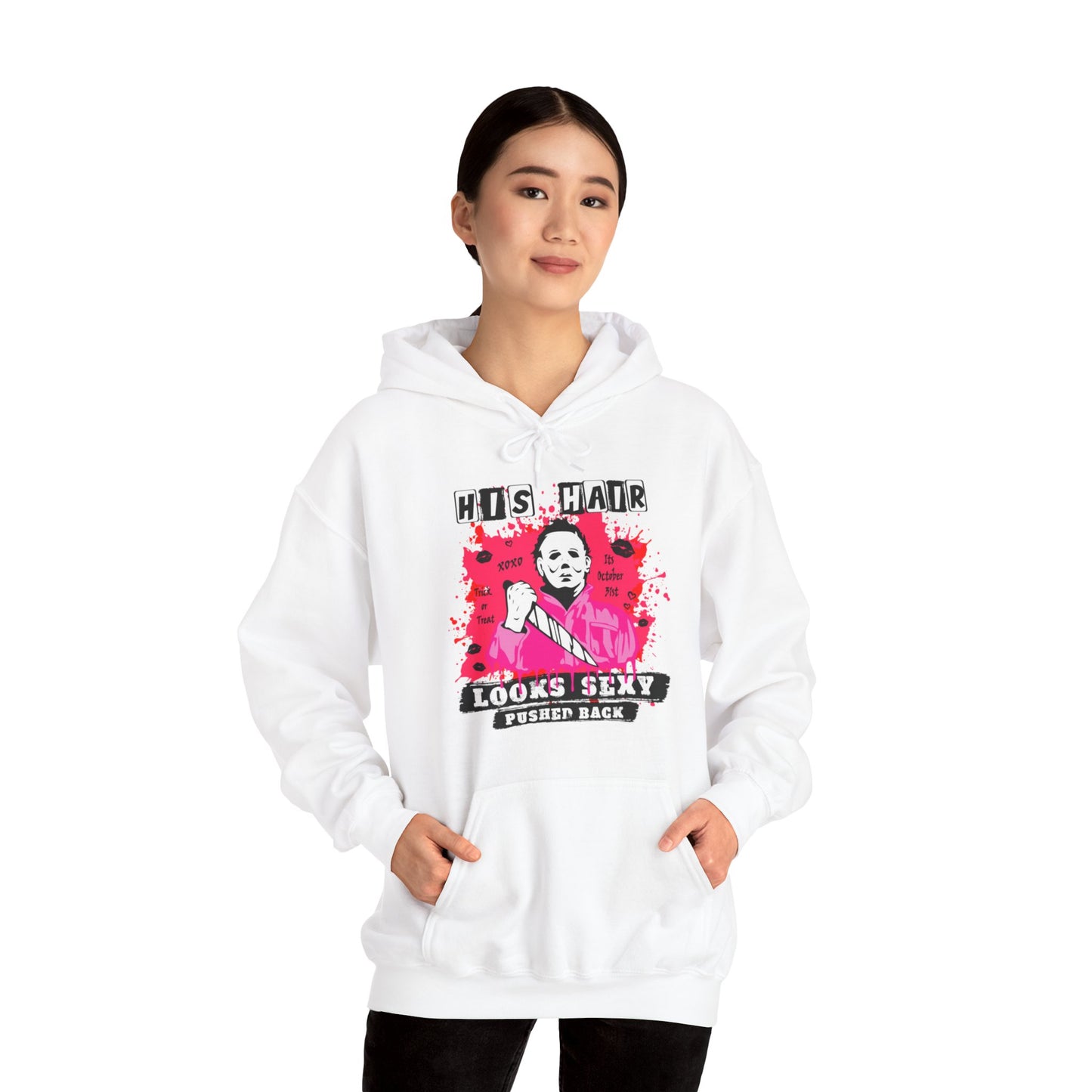 His Hair Looks Sexy Pushed Back Hoodie