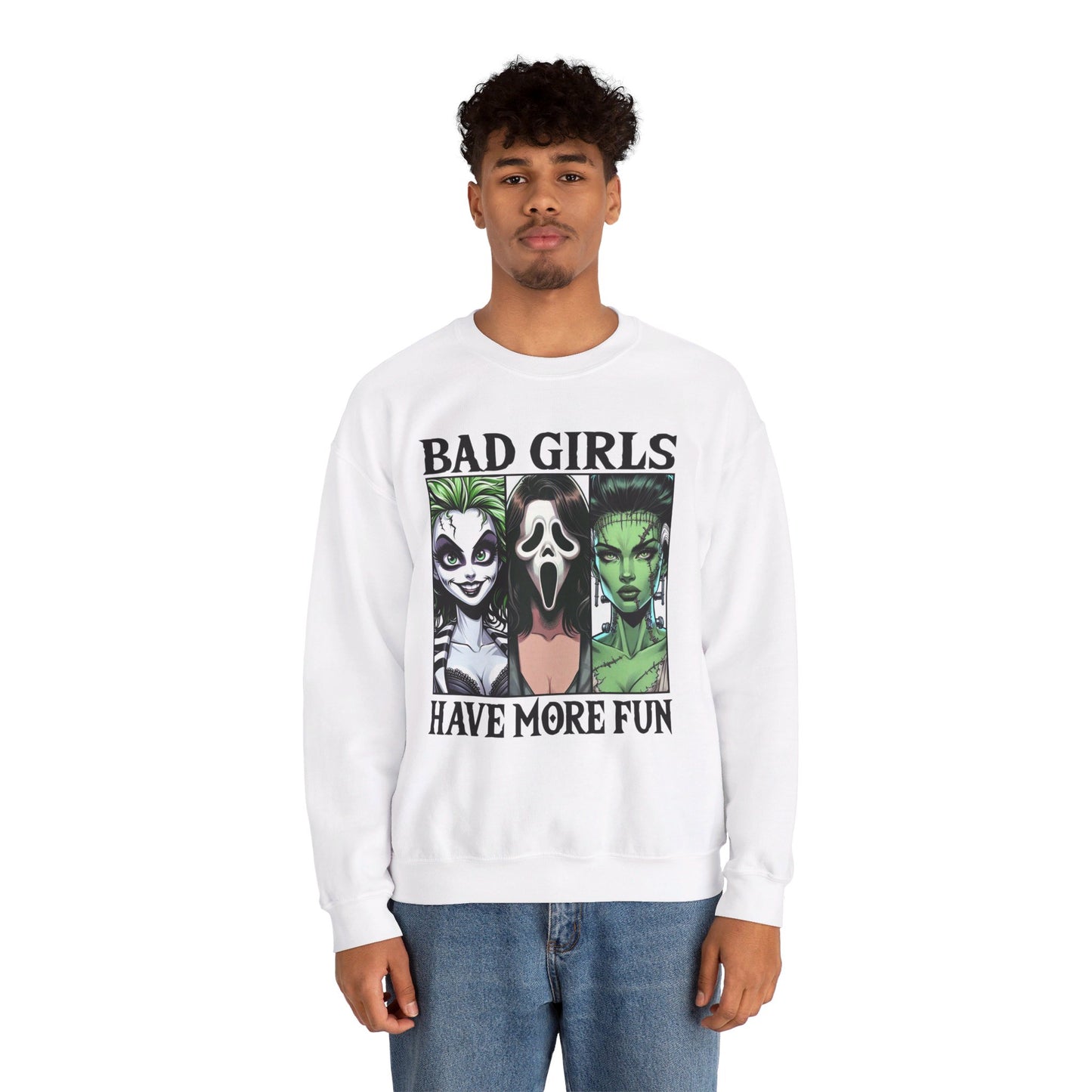 Bad Girls Have More Fun - Ghoulish Trio Pullover