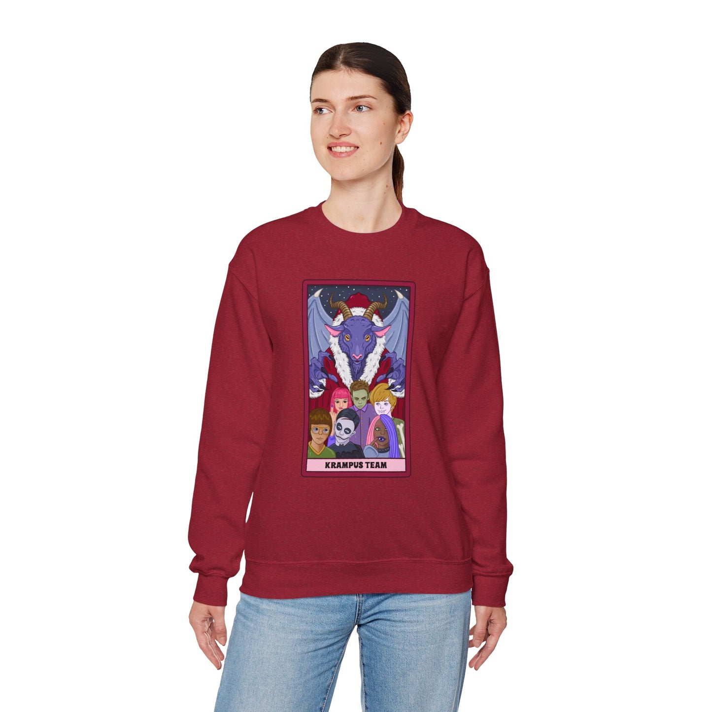 Krampus Team: Spooky Holiday Pullover