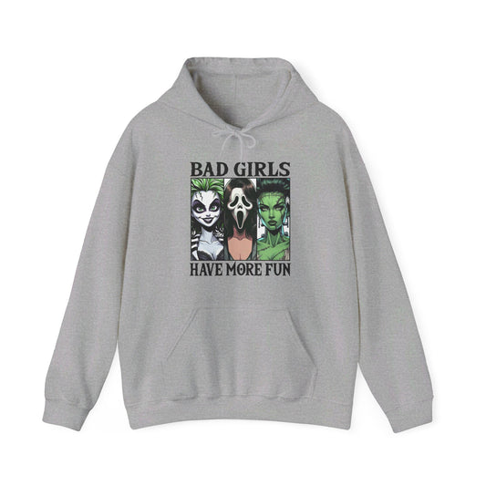 Bad Girls Have More Fun - Ghoulish Trio Hoodie