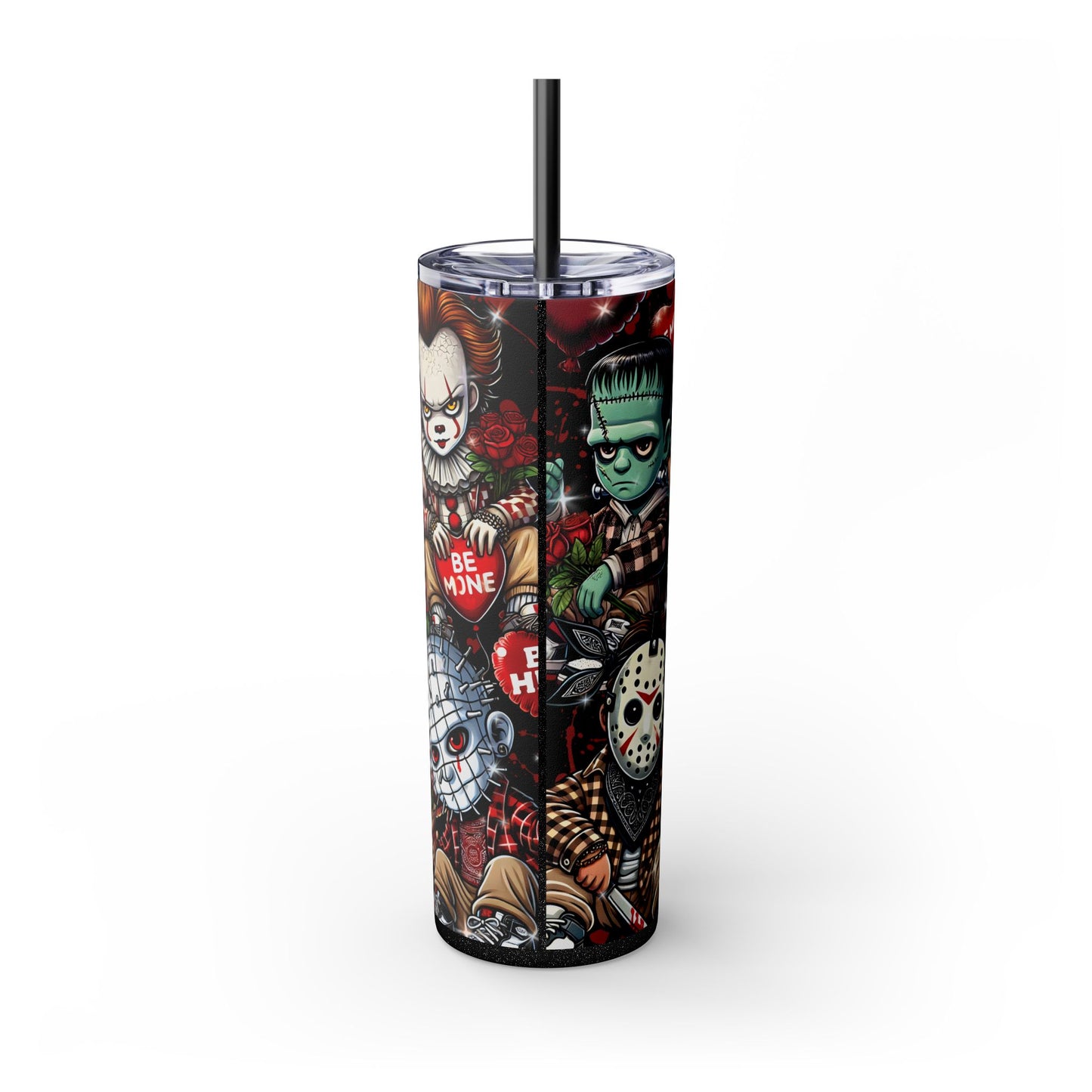 Be Mine Tumbler – Chibi Horror Icons Valentine