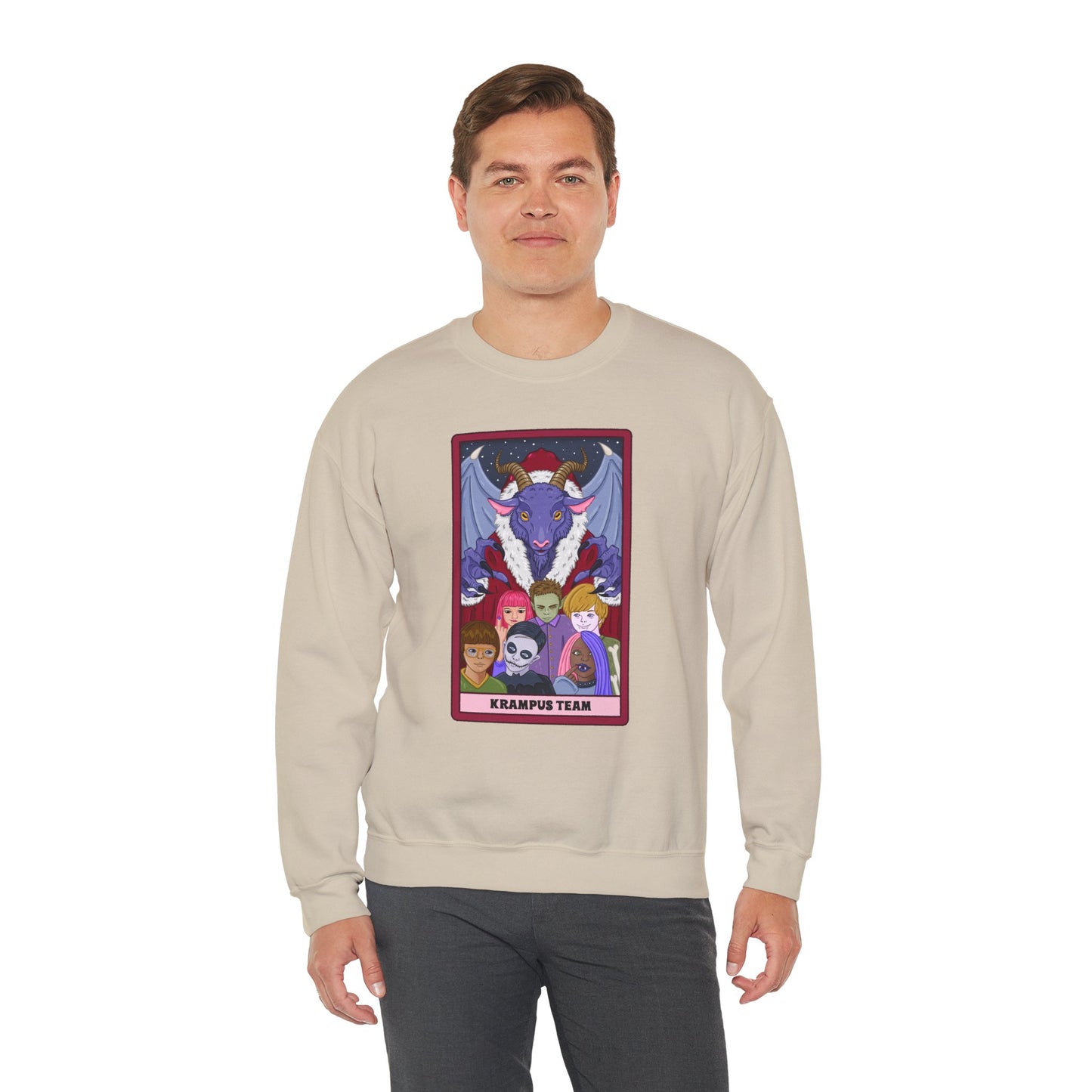 Krampus Team: Spooky Holiday Pullover