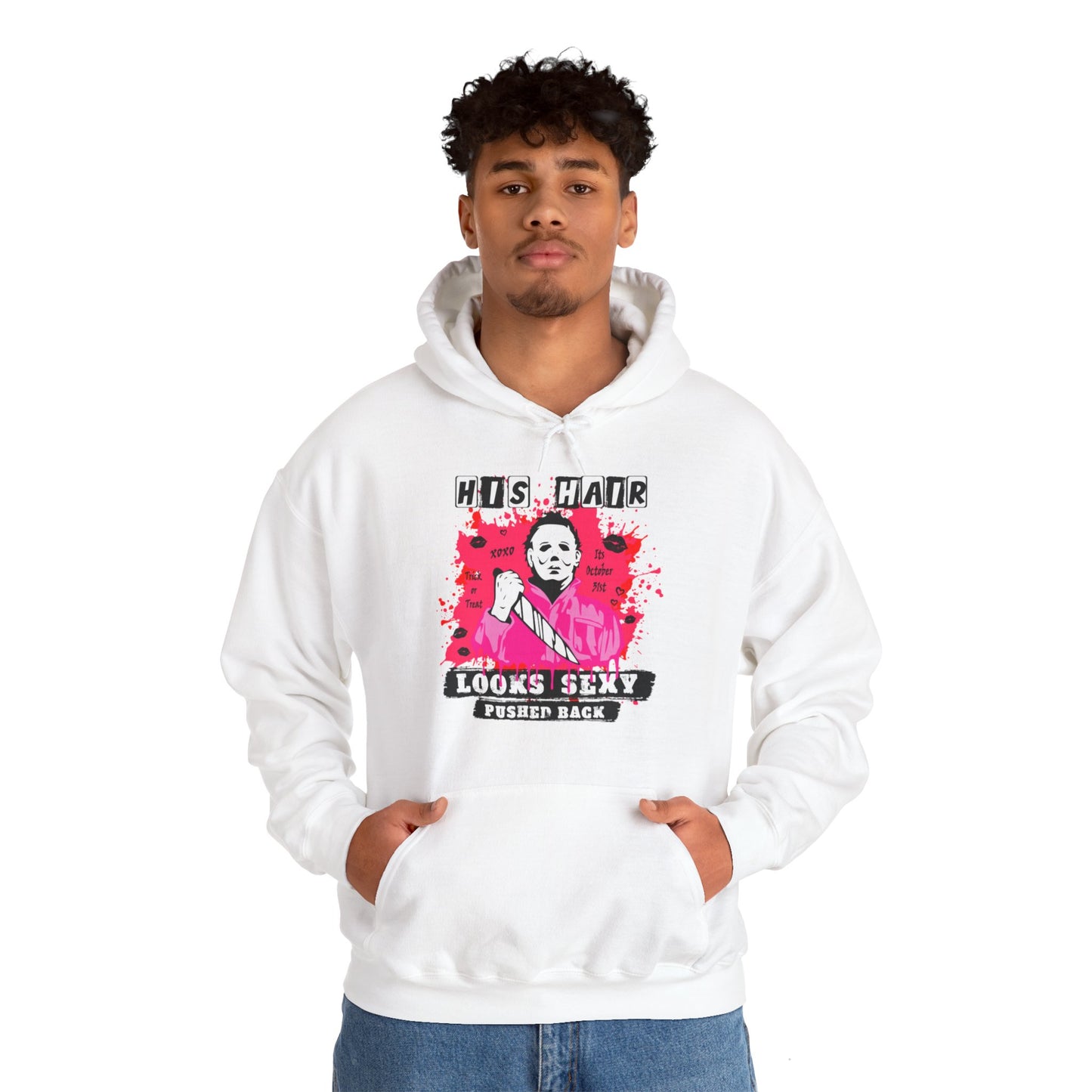 His Hair Looks Sexy Pushed Back Hoodie