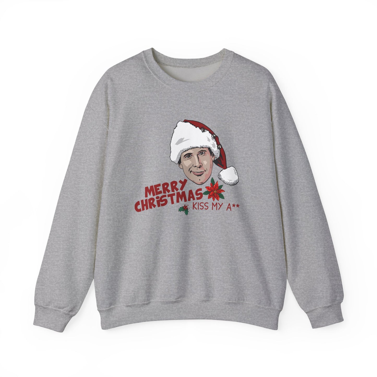 Kiss My A** Christmas Sweatshirt