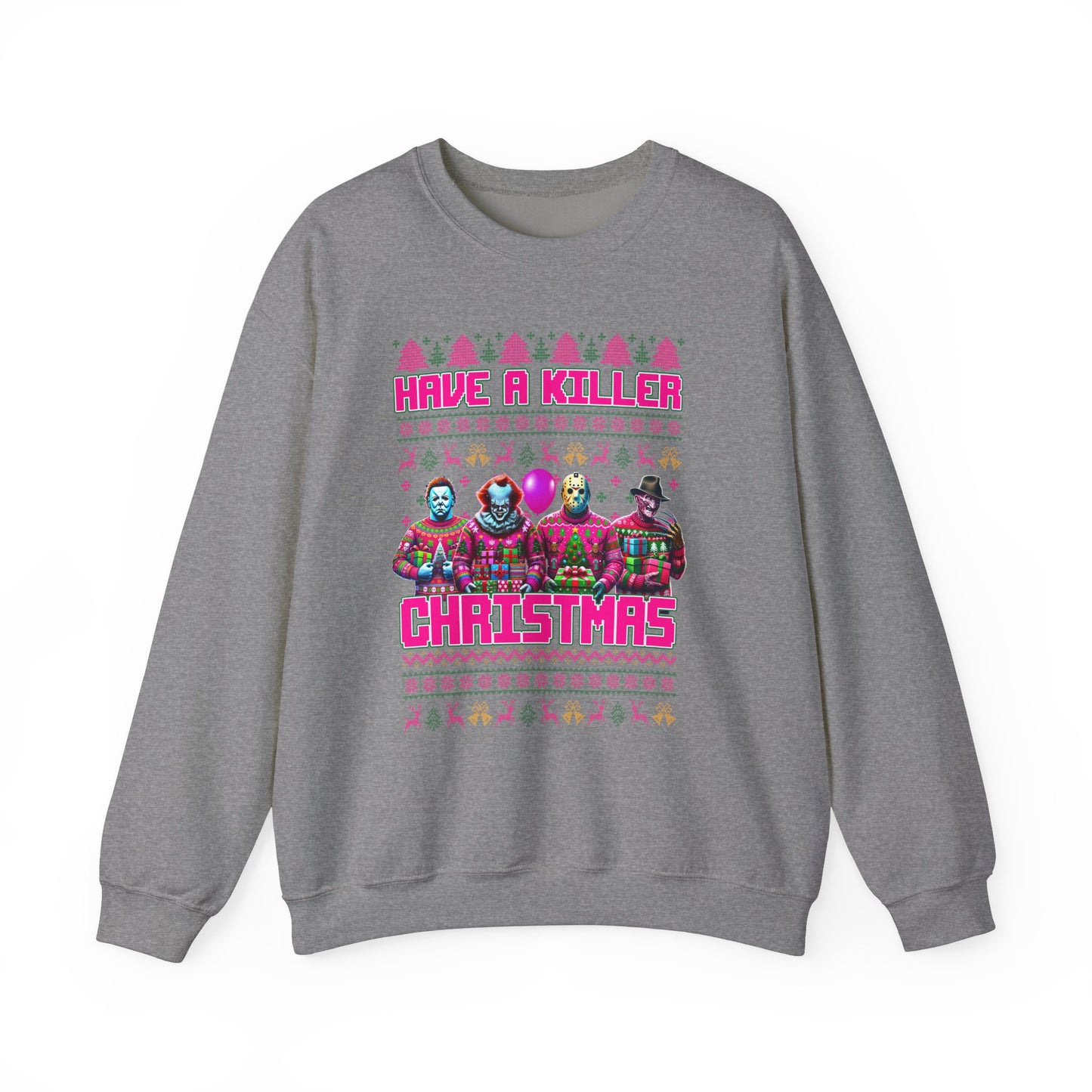 Psycho Pink Christmas Pullover