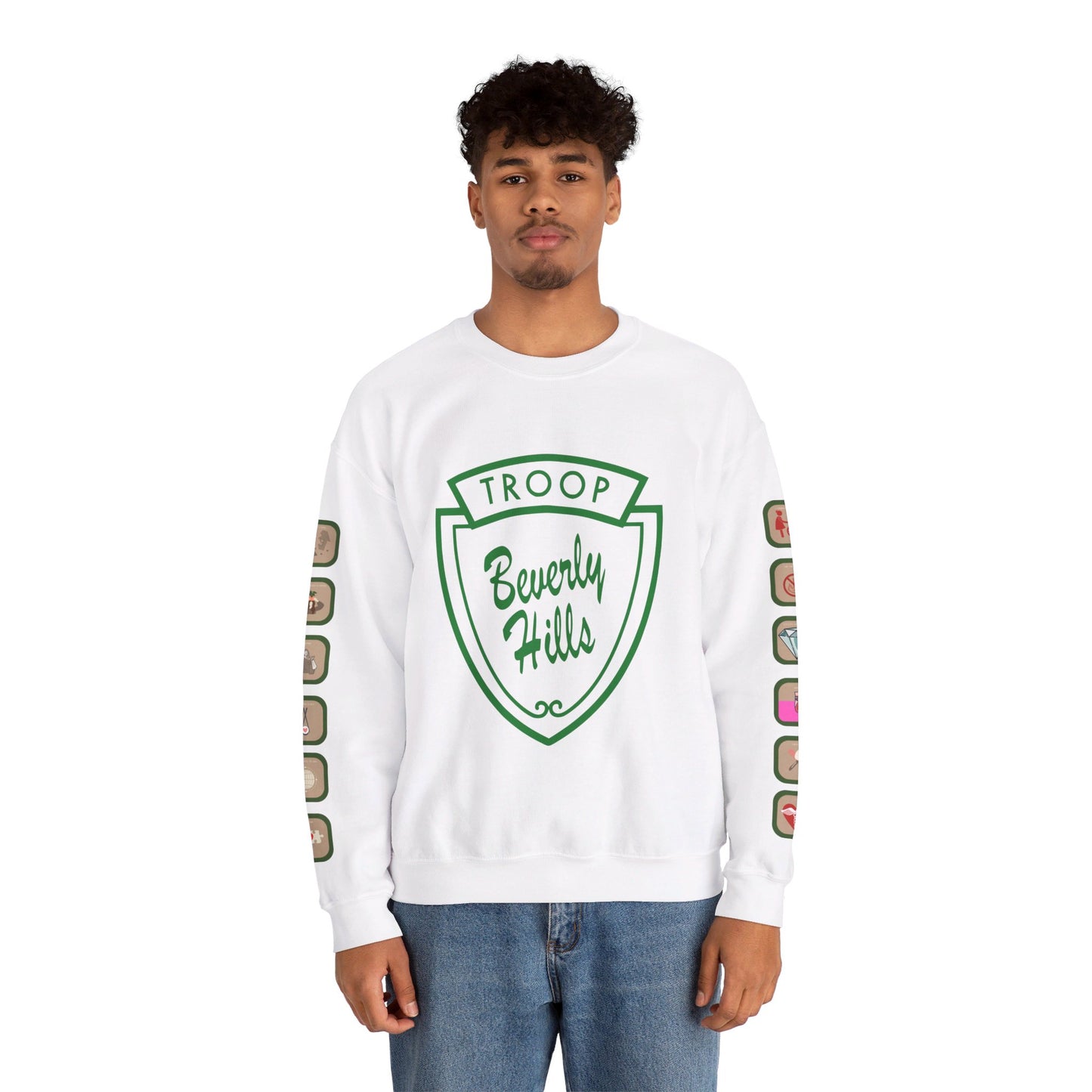 Troop Beverly Hills Quote Pullover - Oodles of Patches