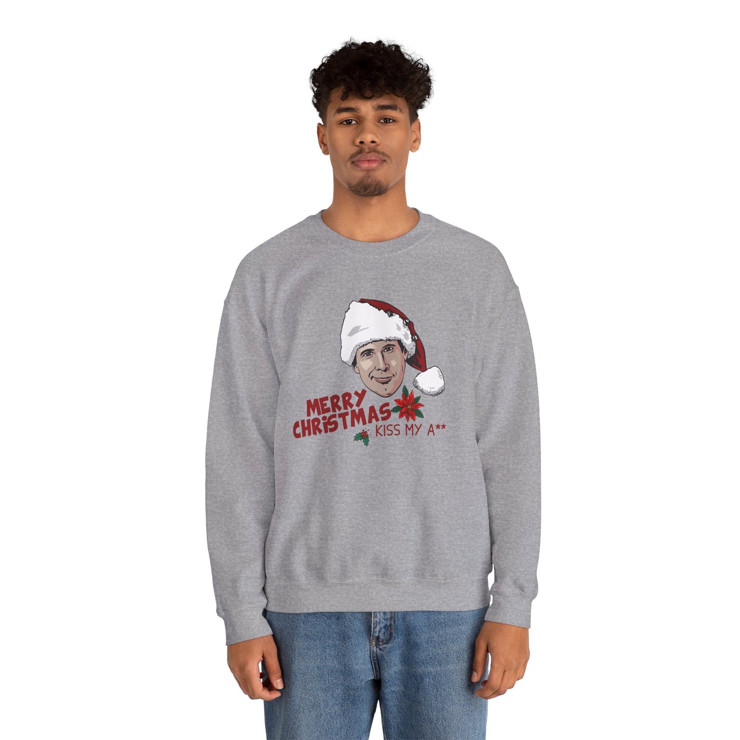 Kiss My A** Christmas Sweatshirt