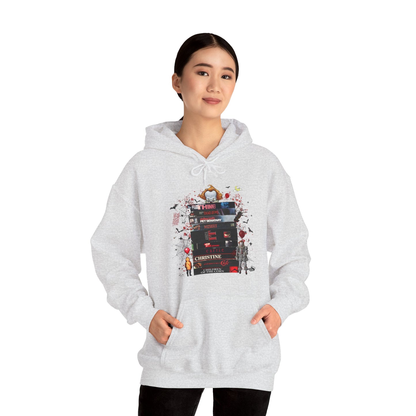 King of Horror Movie Stack Hoodie