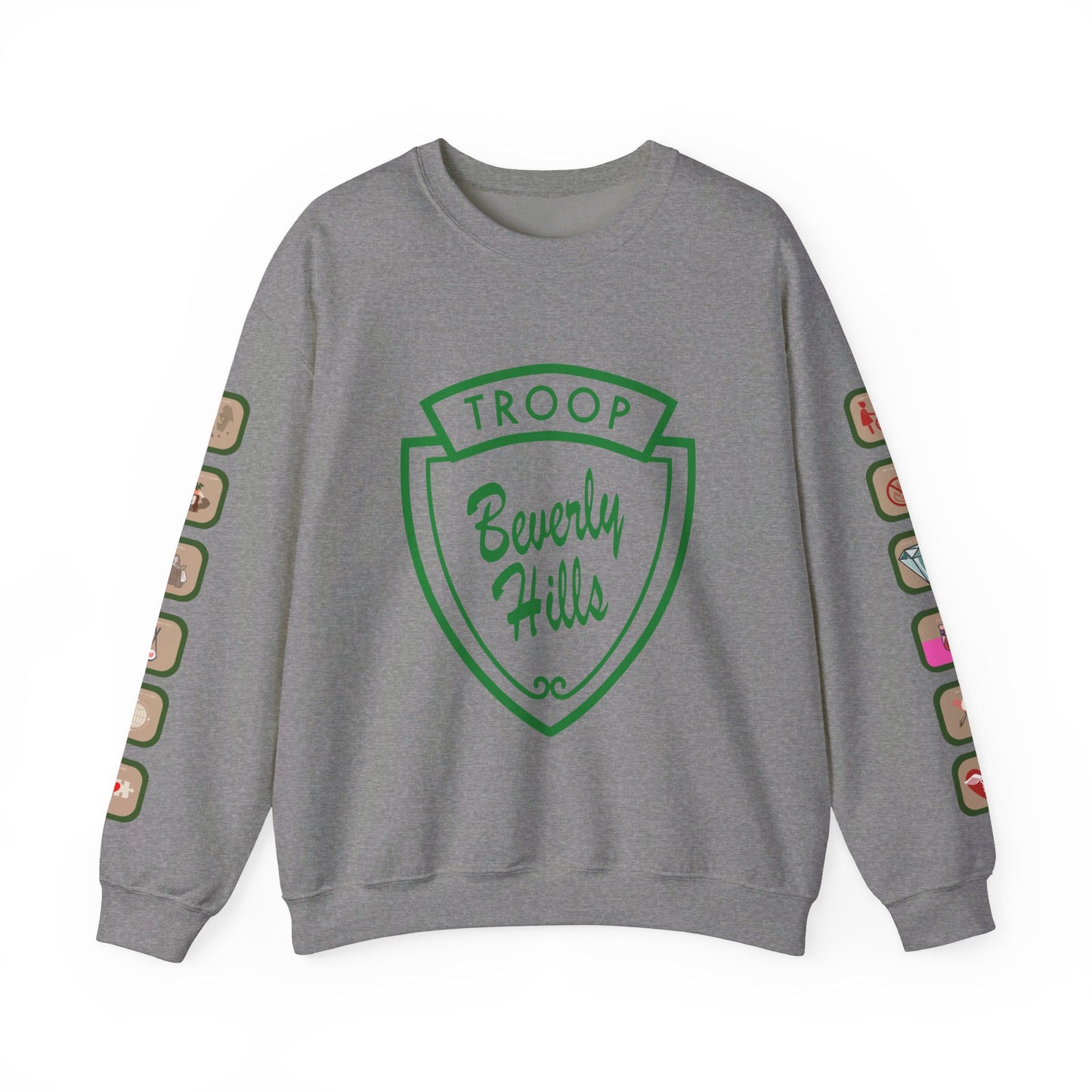 Troop Beverly Hills Quote Pullover - Oodles of Patches