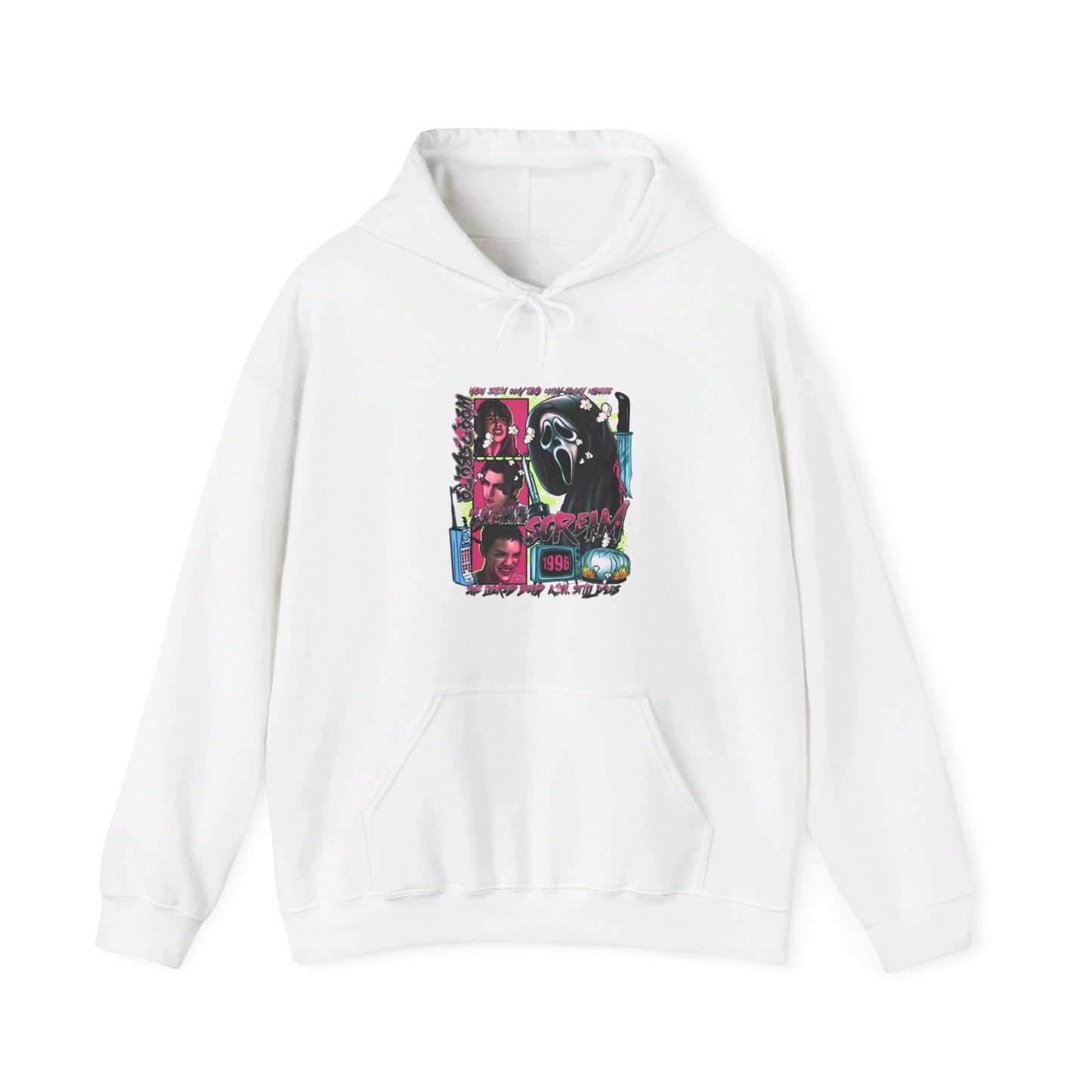 Neon Nightmare Scream Hoodie