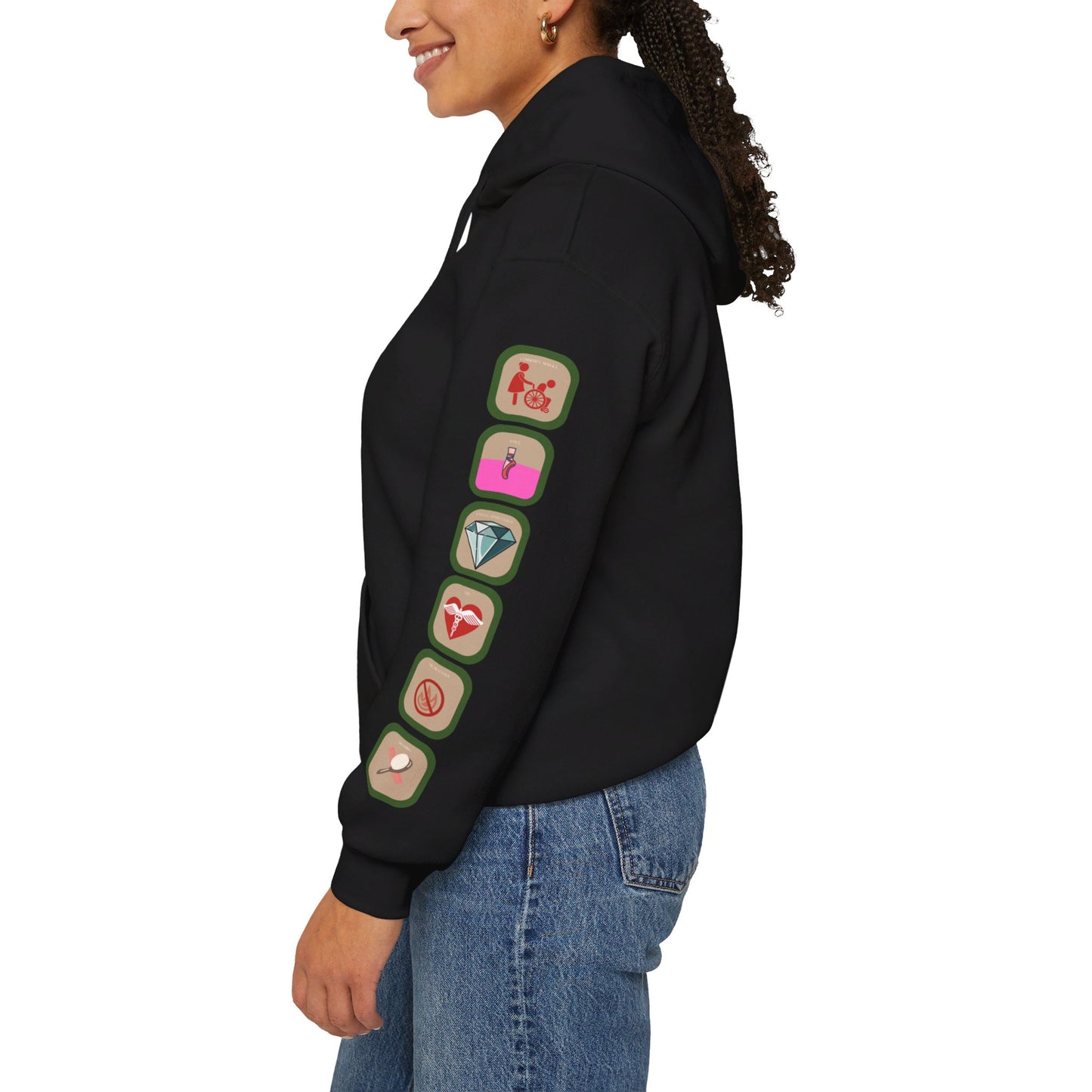 Troop Beverly Hills Logo Only Hoodie - Oodles of Patches