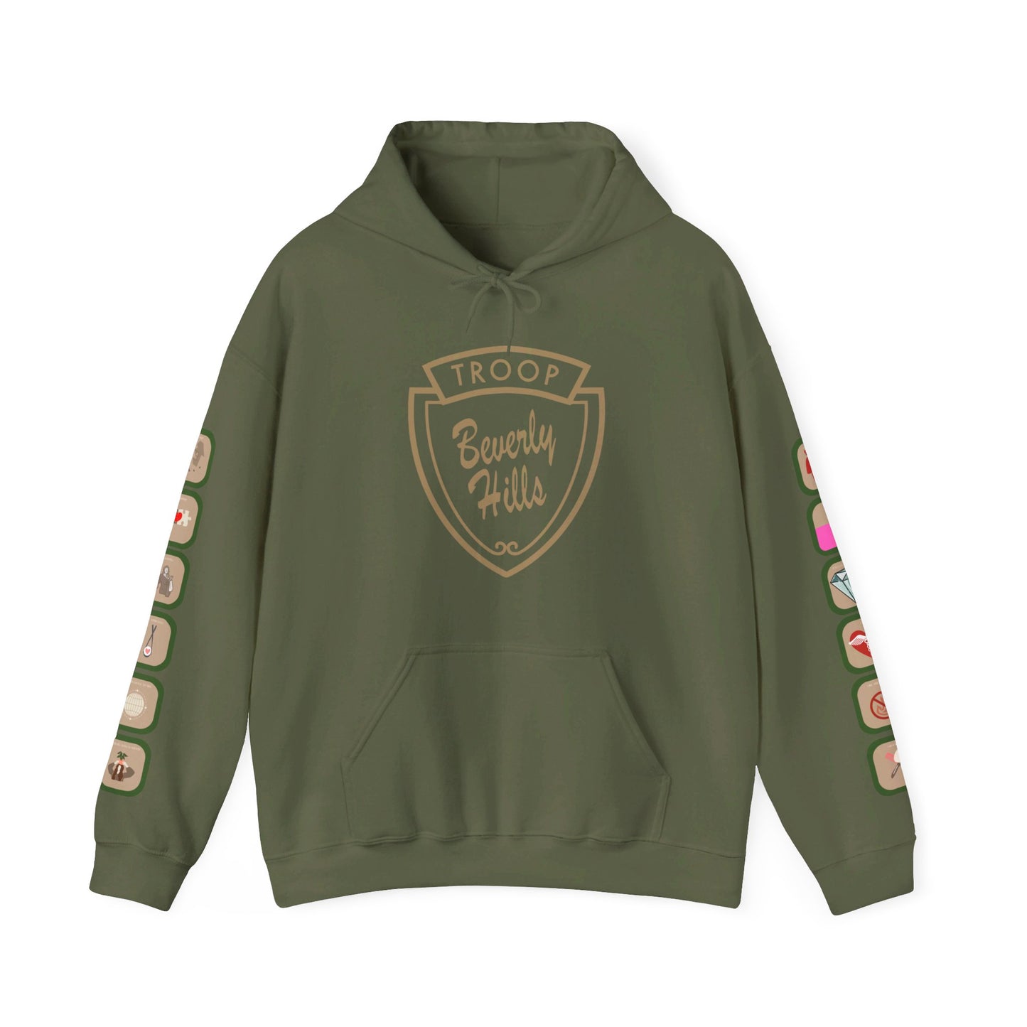 Troop Beverly Hills Quote Hoodie - Oodles of Patches