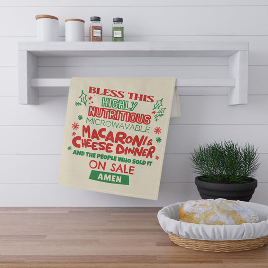 Nutritious Mac & Cheese Home Alone Tea Towel