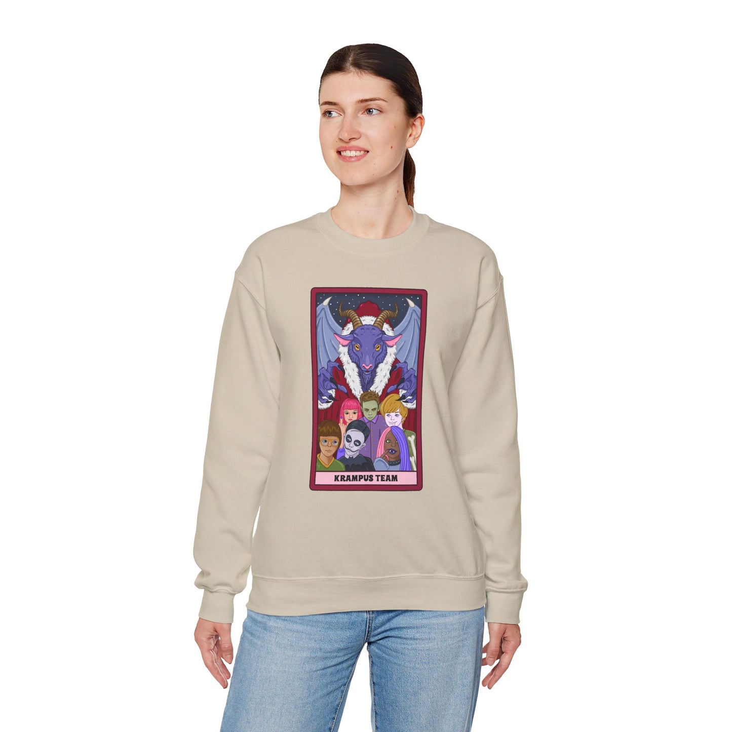 Krampus Team: Spooky Holiday Pullover