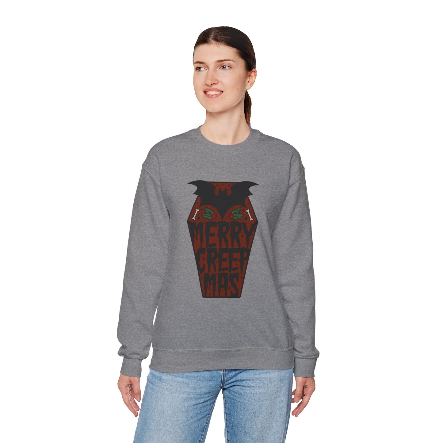 Merry Creepmas Coffin Sweatshirt