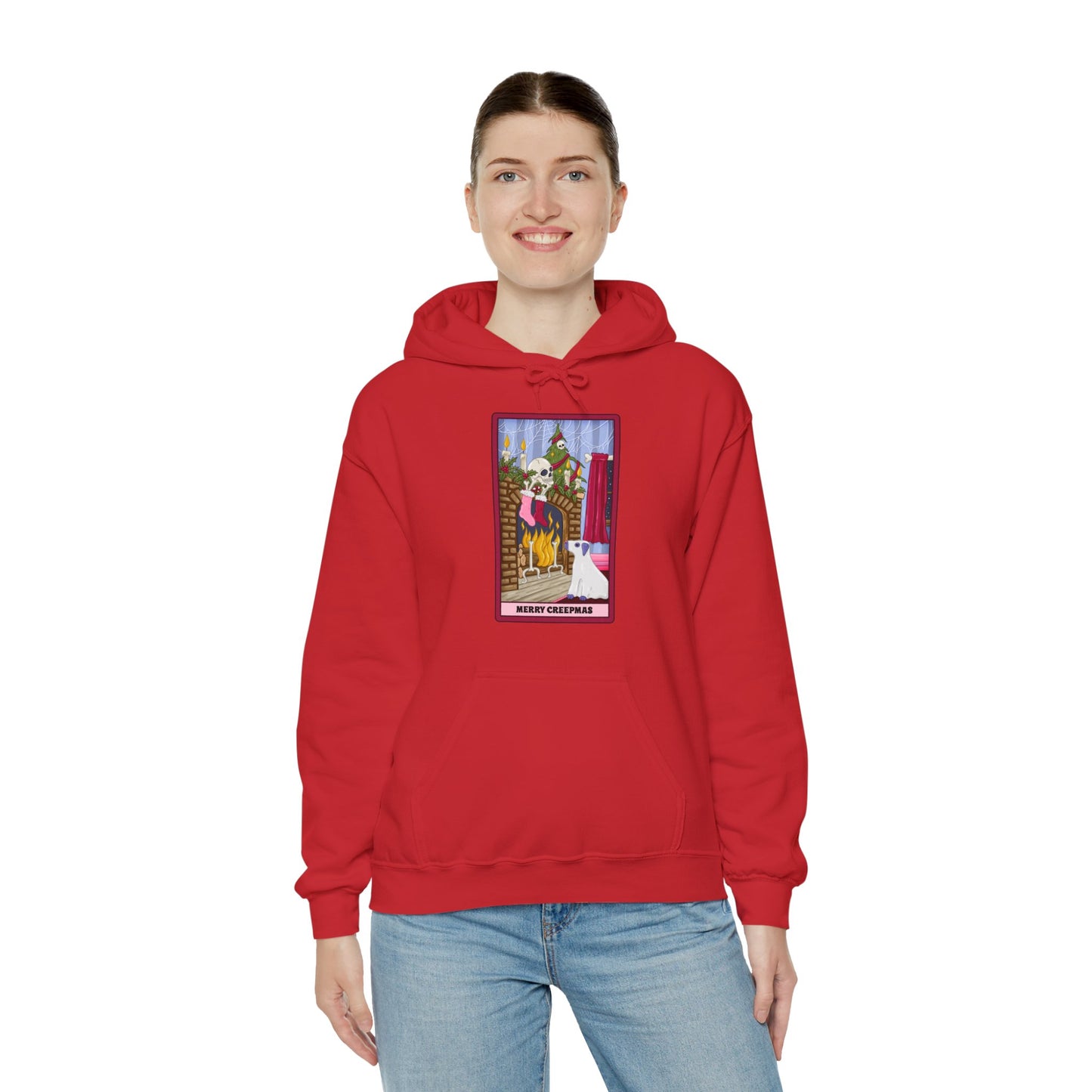 Merry Creepmas: Skeleton Holiday Tarot Hoodie