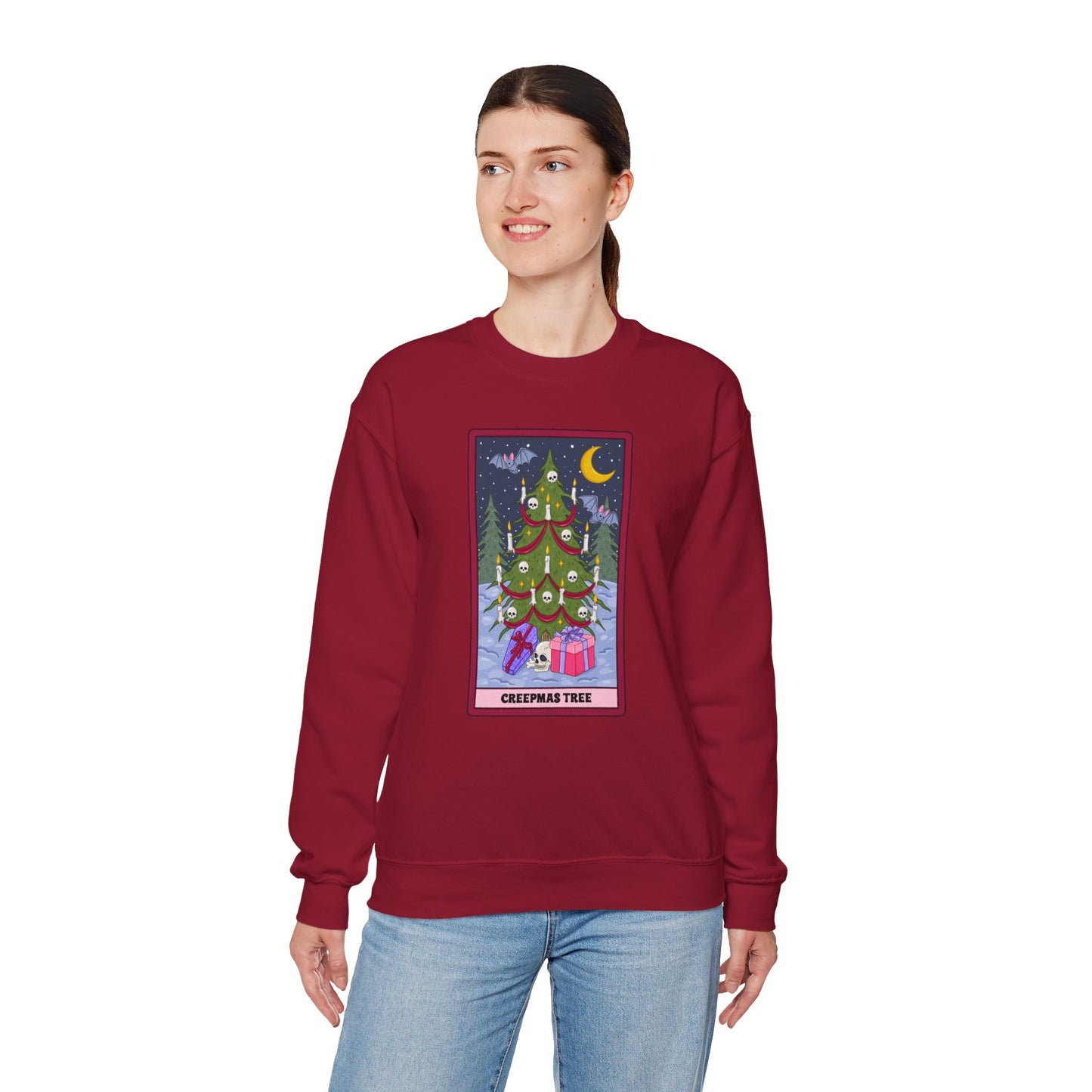 Creepmas Tree: Spooky Holiday Tarot  Pullover