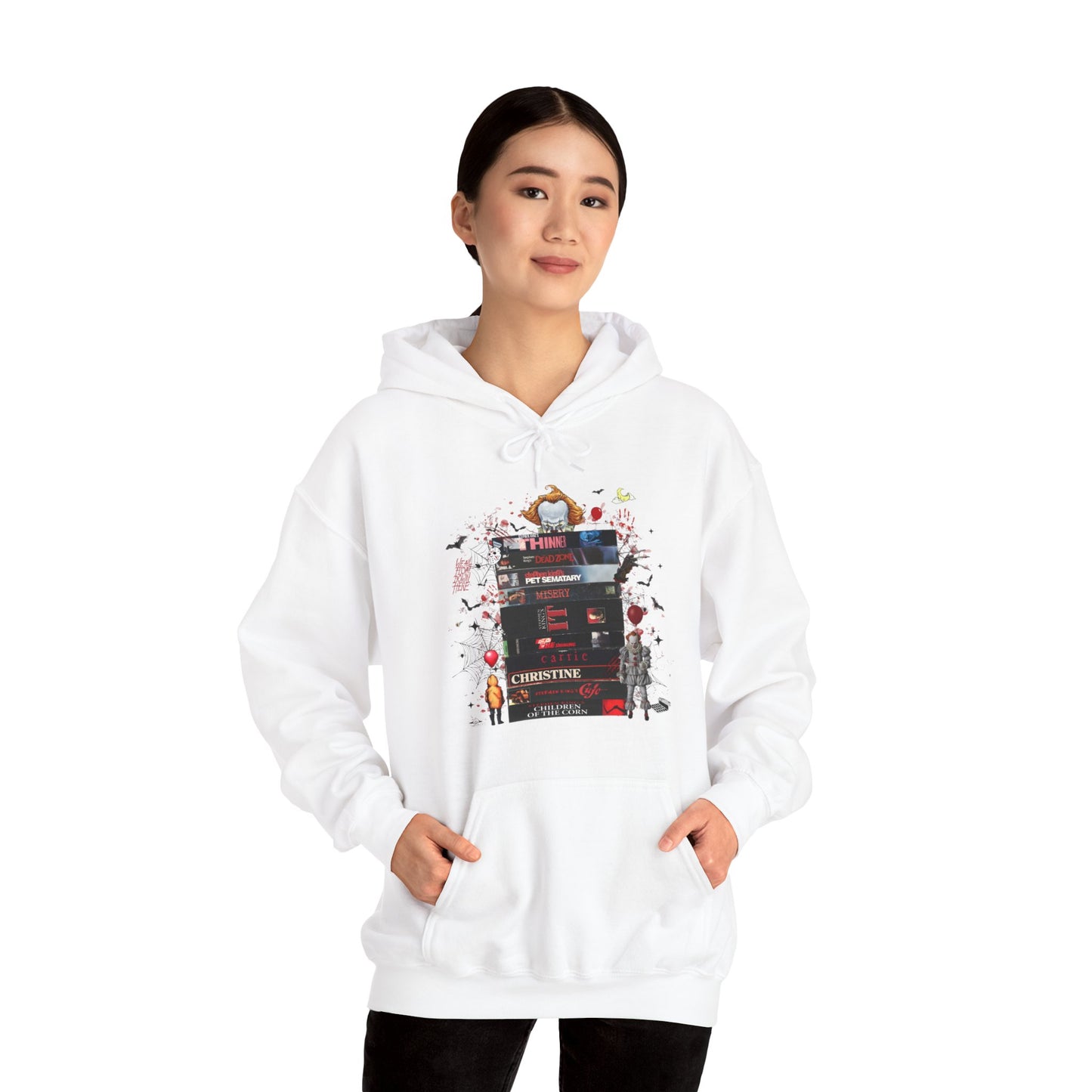 King of Horror Movie Stack Hoodie