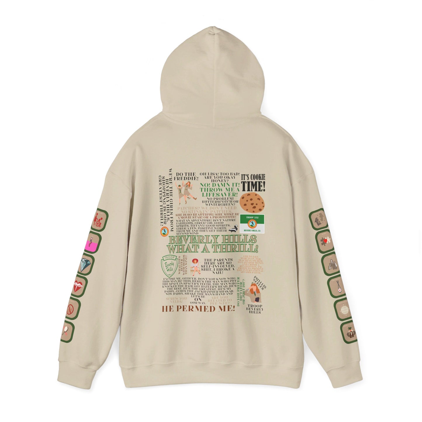 Troop Beverly Hills Quote Hoodie - Oodles of Patches