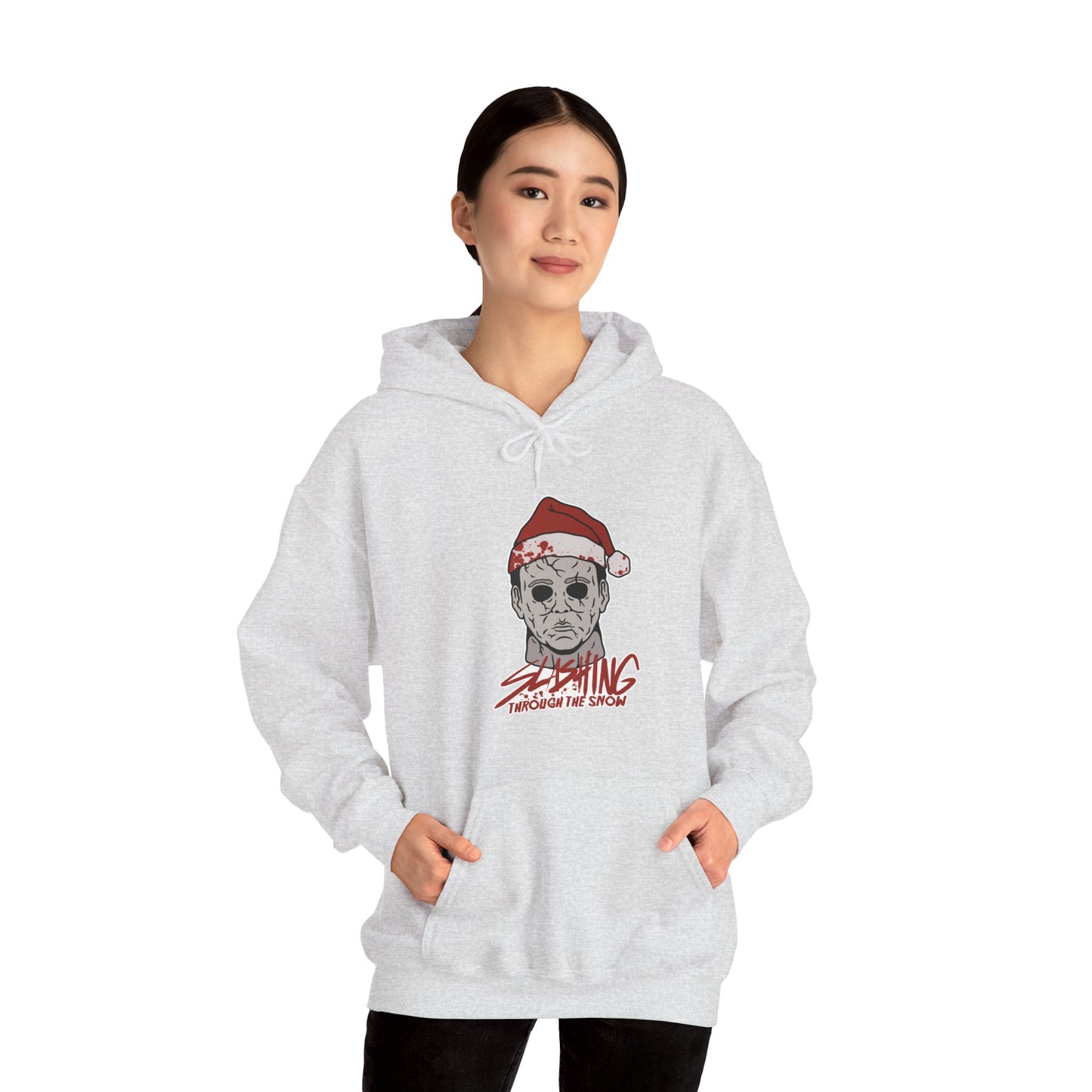 Slashing Through the Snow Hoodie