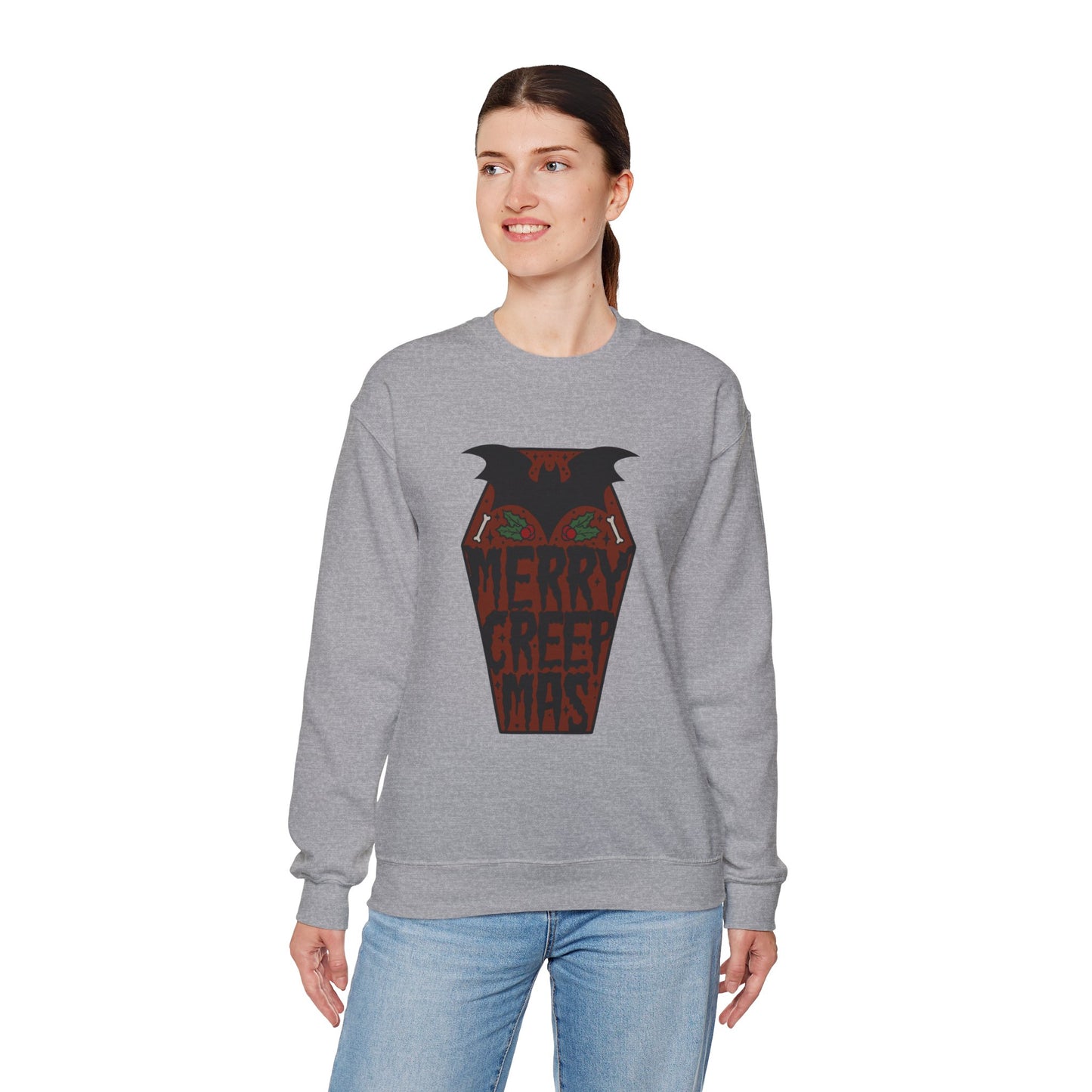 Merry Creepmas Coffin Sweatshirt