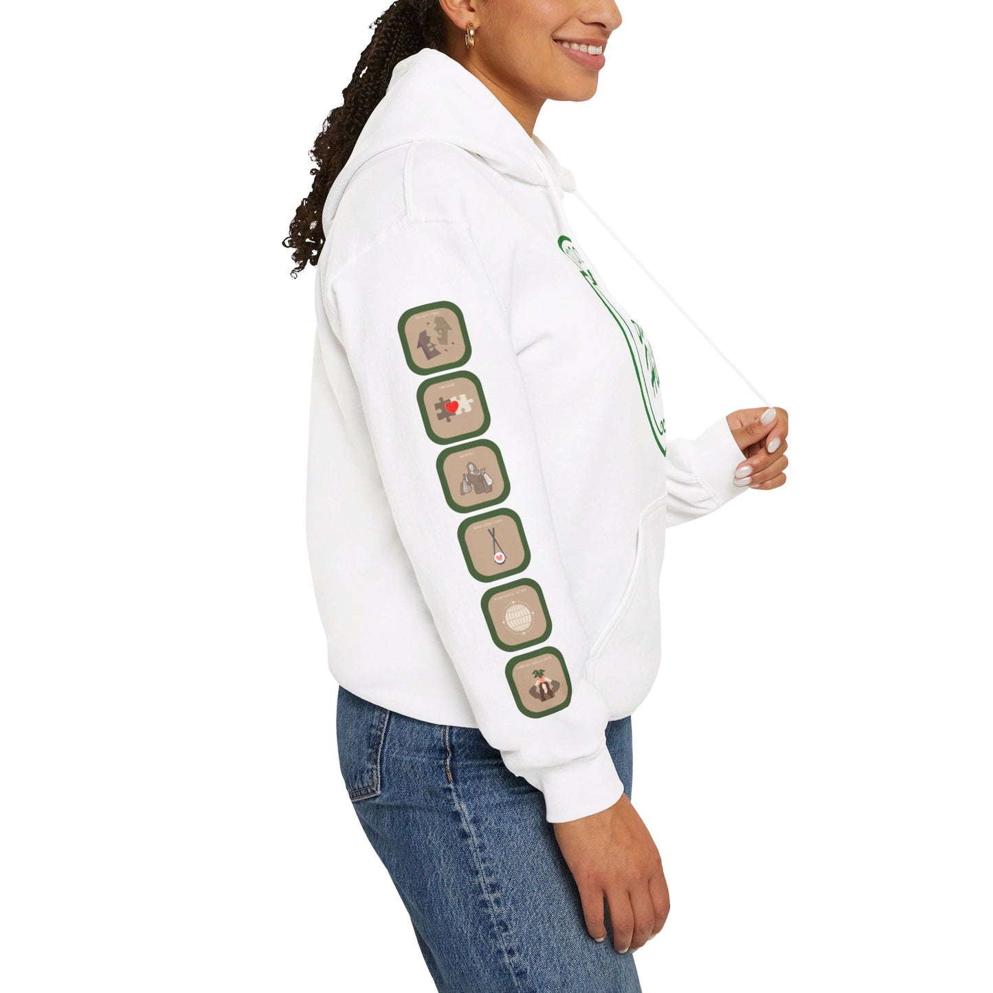 Troop Beverly Hills Logo Only Hoodie - Oodles of Patches