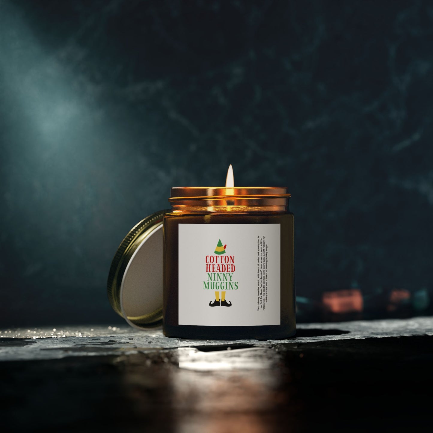 Cotton-Headed Ninny Muggins Scented Candle, Coconut Apricot Wax