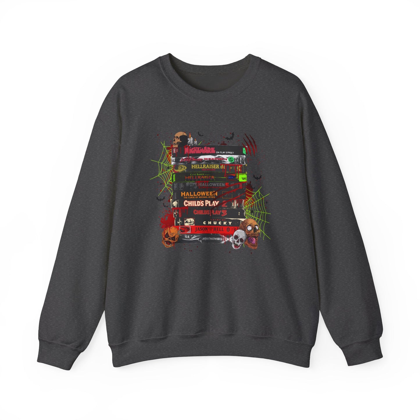 Icons of Horror Movie Stack Pullover