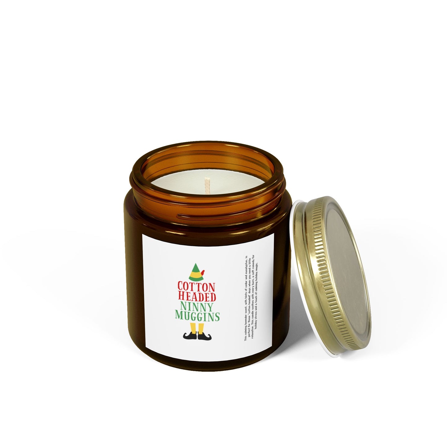 Cotton-Headed Ninny Muggins Scented Candle, Coconut Apricot Wax