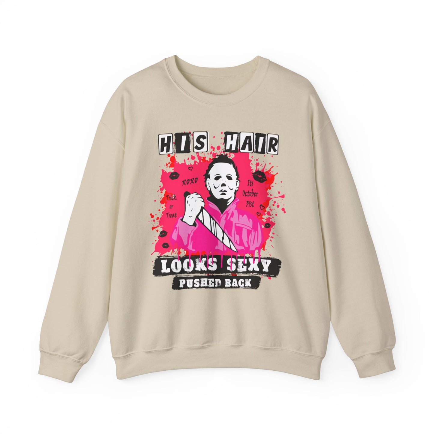 His Hair Looks Sexy Pushed Back Pullover